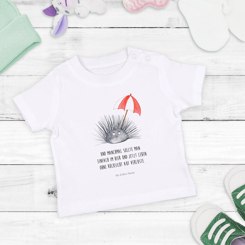 Organic Baby Shirt Seeigel Baby T-Shirt, Jungen Baby T-Shirt, Mädchen Baby T-Shirt, Shirt, Meerestiere, Meer, Urlaub, Seeigel, Achtsamkeit, Selbstakzeptanz, Selbstliebe, Hier und Jetzt, Leben, Lebe