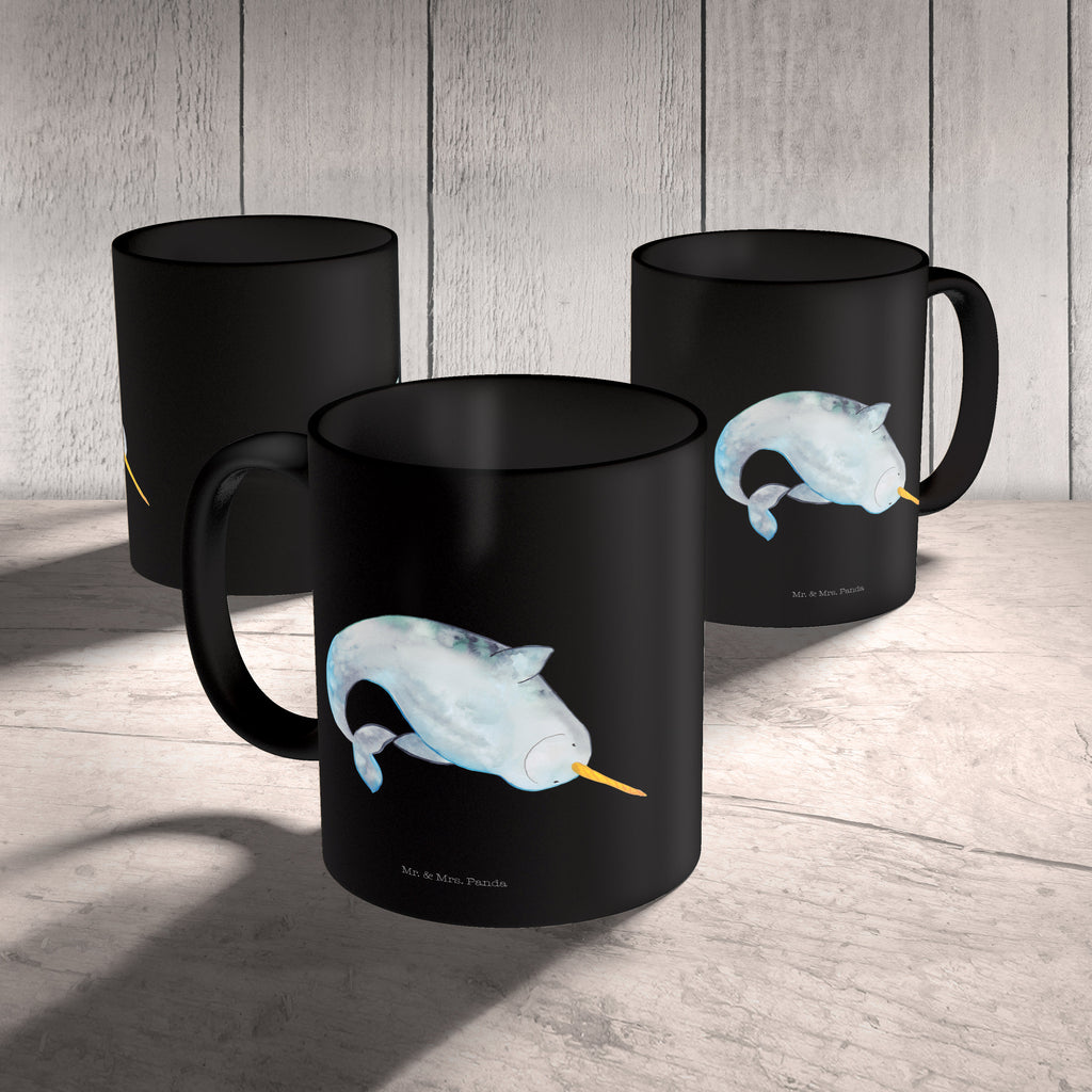 Tasse Narwal Tasse, Kaffeetasse, Teetasse, Becher, Kaffeebecher, Teebecher, Keramiktasse, Porzellantasse, Büro Tasse, Geschenk Tasse, Tasse Sprüche, Tasse Motive, Kaffeetassen, Tasse bedrucken, Designer Tasse, Cappuccino Tassen, Schöne Teetassen, Meerestiere, Meer, Urlaub, Narwal, Wal, Putzen, Hausfrau, Junggesellin, aufräumen, Kinderzimmer