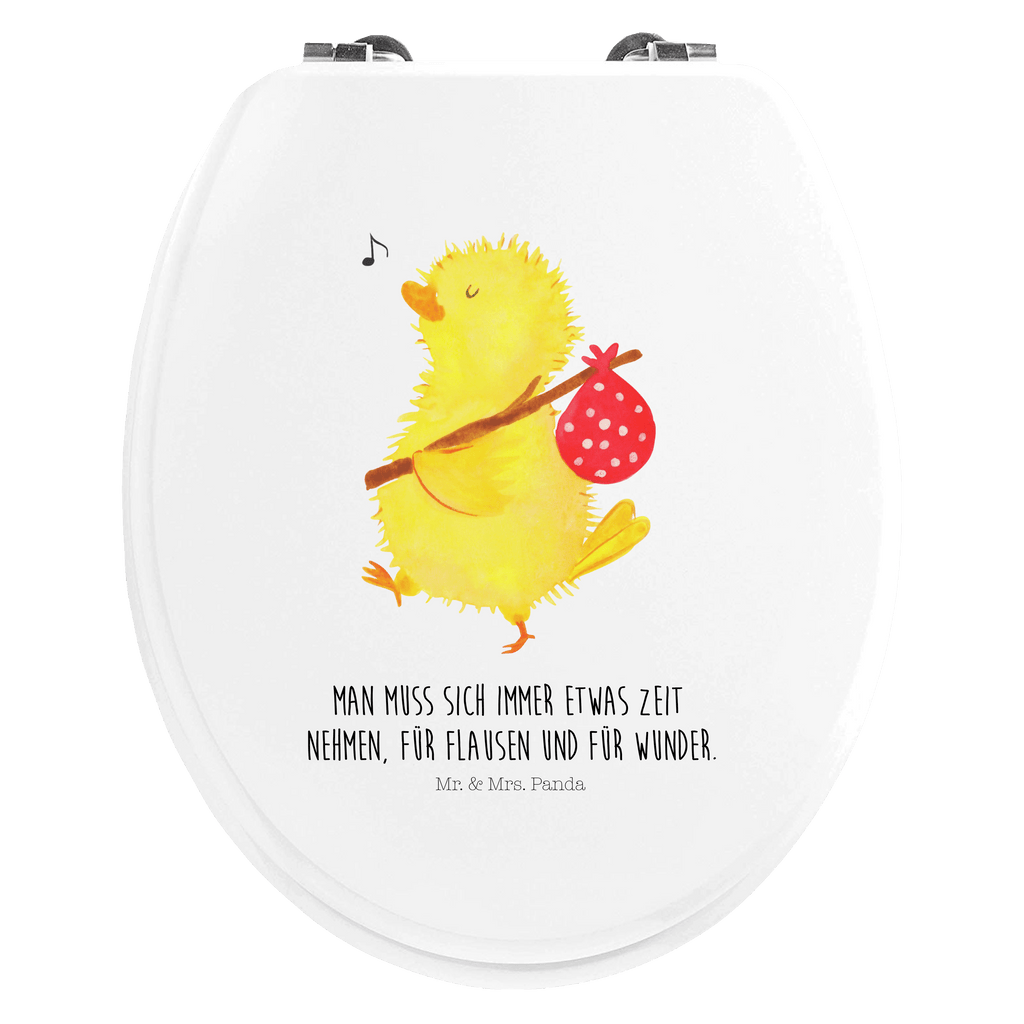 Motiv WC Sitz Küken Wander Klobrille, Klodeckel, Toilettendeckel, WC-Sitz, Toilette, Ostern, Osterhase, Ostergeschenke, Osternest, Osterdeko, Geschenke zu Ostern, Ostern Geschenk, Ostergeschenke Kinder, Ostern Kinder, Küken, Osterei, Ostereier, Ei, Frühlingsgefühle, Freude, Grüße, liebe Grüße, Frohe Ostern, Ostergrüße, Flausen, Wunder, Reisen, Weltenbummler, Zeit, Zeitmanagement, Backpacker