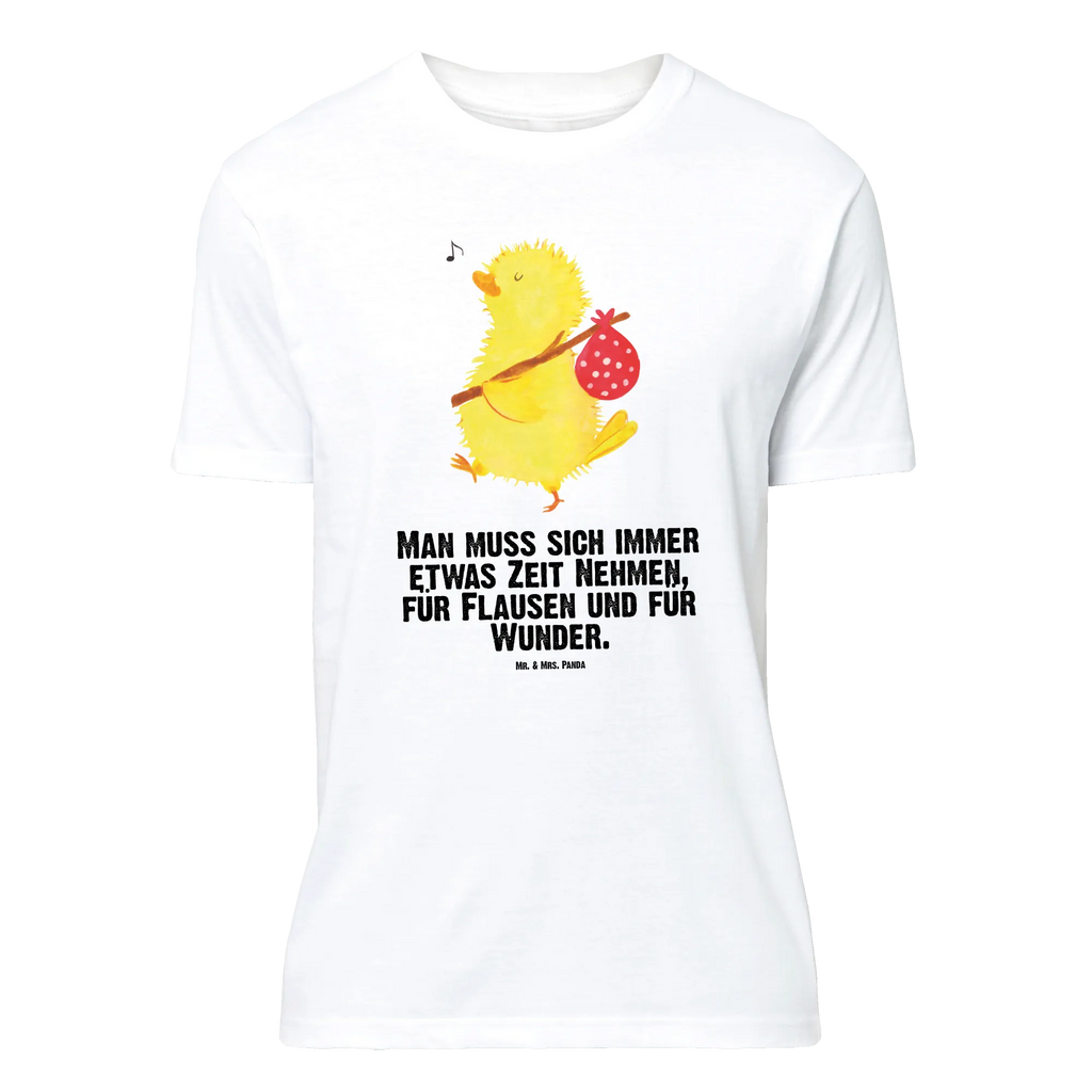 T-Shirt Standard Küken Wanderer T-Shirt, Shirt, Tshirt, Lustiges T-Shirt, T-Shirt mit Spruch, Party, Junggesellenabschied, Jubiläum, Geburstag, Herrn, Damen, Männer, Frauen, Schlafshirt, Nachthemd, Sprüche, Ostern, Osterhase, Ostergeschenke, Osternest, Osterdeko, Geschenke zu Ostern, Ostern Geschenk, Ostergeschenke Kinder, Ostern Kinder, Küken, Osterei, Ostereier, Ei, Frühlingsgefühle, Freude, Grüße, liebe Grüße, Frohe Ostern, Ostergrüße, Flausen, Wunder, Reisen, Weltenbummler, Zeit, Zeitmanagement, Backpacker