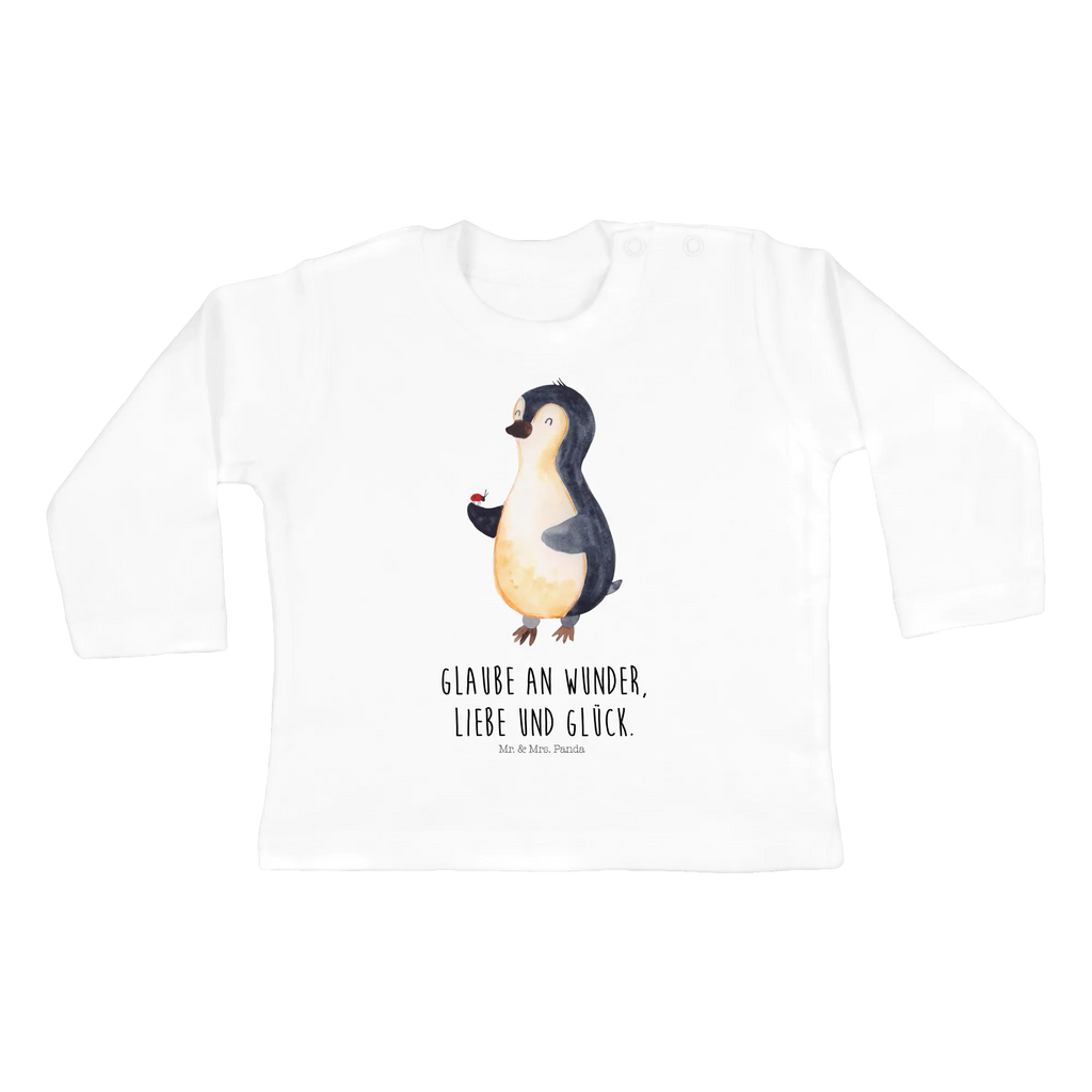 Baby Longsleeve Pinguin Marienkäfer Mädchen, Jungen, Baby, Longsleeve, Langarm, Bio, Kleidung, uni, Langarmshirt, Pinguin, Pinguine, Marienkäfer, Liebe, Wunder, Glück, Freude, Lebensfreude