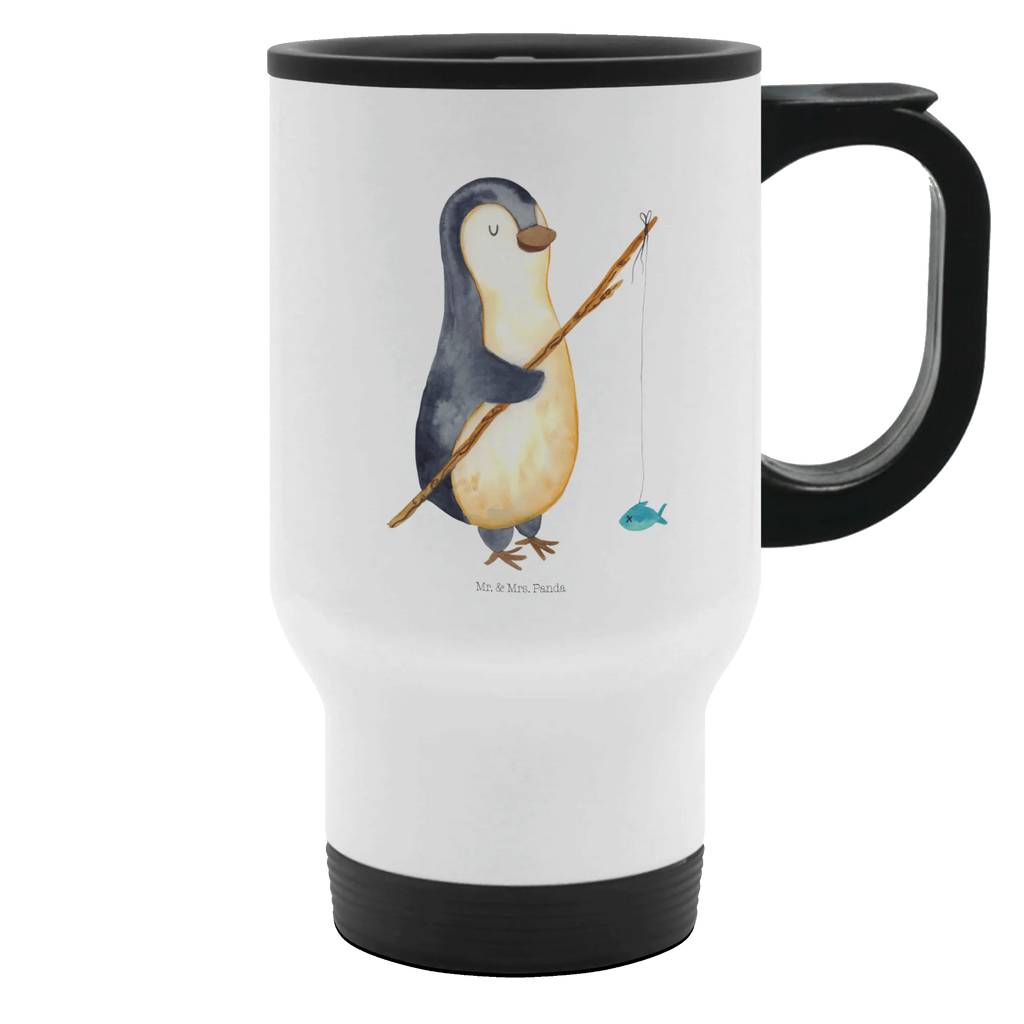 Thermobecher Pinguin Angler Thermobecher, To Go Becher, Thermotasse, Kaffeebecher, Isolierbecher, Thermobecher To Go, Warmhaltetasse, Edelstahlbecher, Reisebecher, Tasse mit Deckel, Thermobecher für 400 ml, Kaffeetasse zum Mitnehmen, Tasse zum Mitnehmen, Spülmaschinenfest, Pinguin, Pinguine, Angeln, Angler, Tagträume, Hobby, Plan, Planer, Tagesplan, Neustart, Motivation, Geschenk, Freundinnen, Geschenkidee, Urlaub, Wochenende