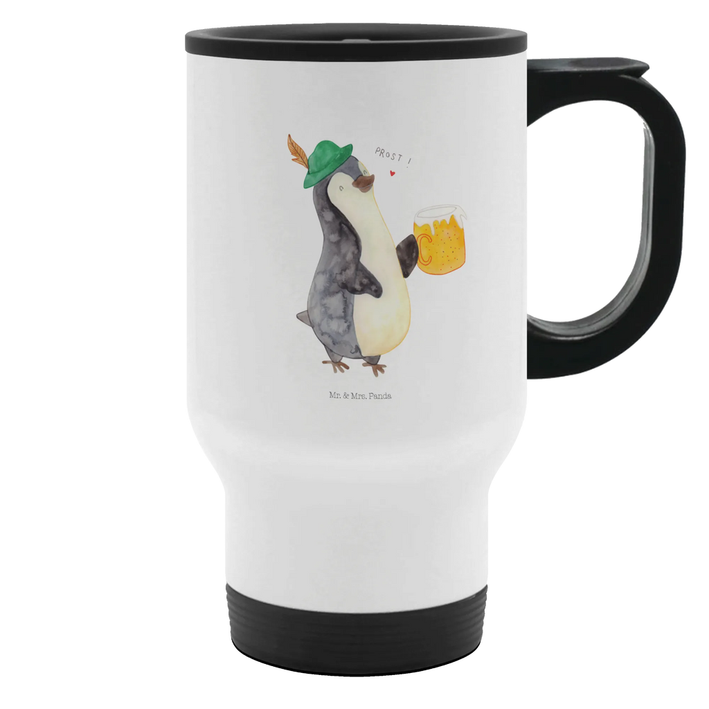 Thermobecher Pinguin Bier Thermobecher, To Go Becher, Thermotasse, Kaffeebecher, Isolierbecher, Thermobecher To Go, Warmhaltetasse, Edelstahlbecher, Reisebecher, Tasse mit Deckel, Thermobecher für 400 ml, Kaffeetasse zum Mitnehmen, Tasse zum Mitnehmen, Spülmaschinenfest, Pinguin, Pinguine, Bier, Oktoberfest