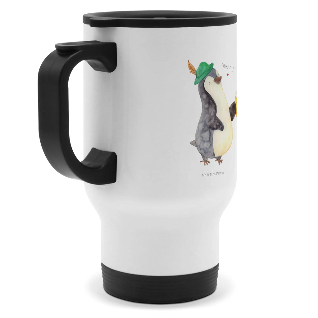 Thermobecher Pinguin Bier Thermobecher, To Go Becher, Thermotasse, Kaffeebecher, Isolierbecher, Thermobecher To Go, Warmhaltetasse, Edelstahlbecher, Reisebecher, Tasse mit Deckel, Thermobecher für 400 ml, Kaffeetasse zum Mitnehmen, Tasse zum Mitnehmen, Spülmaschinenfest, Pinguin, Pinguine, Bier, Oktoberfest