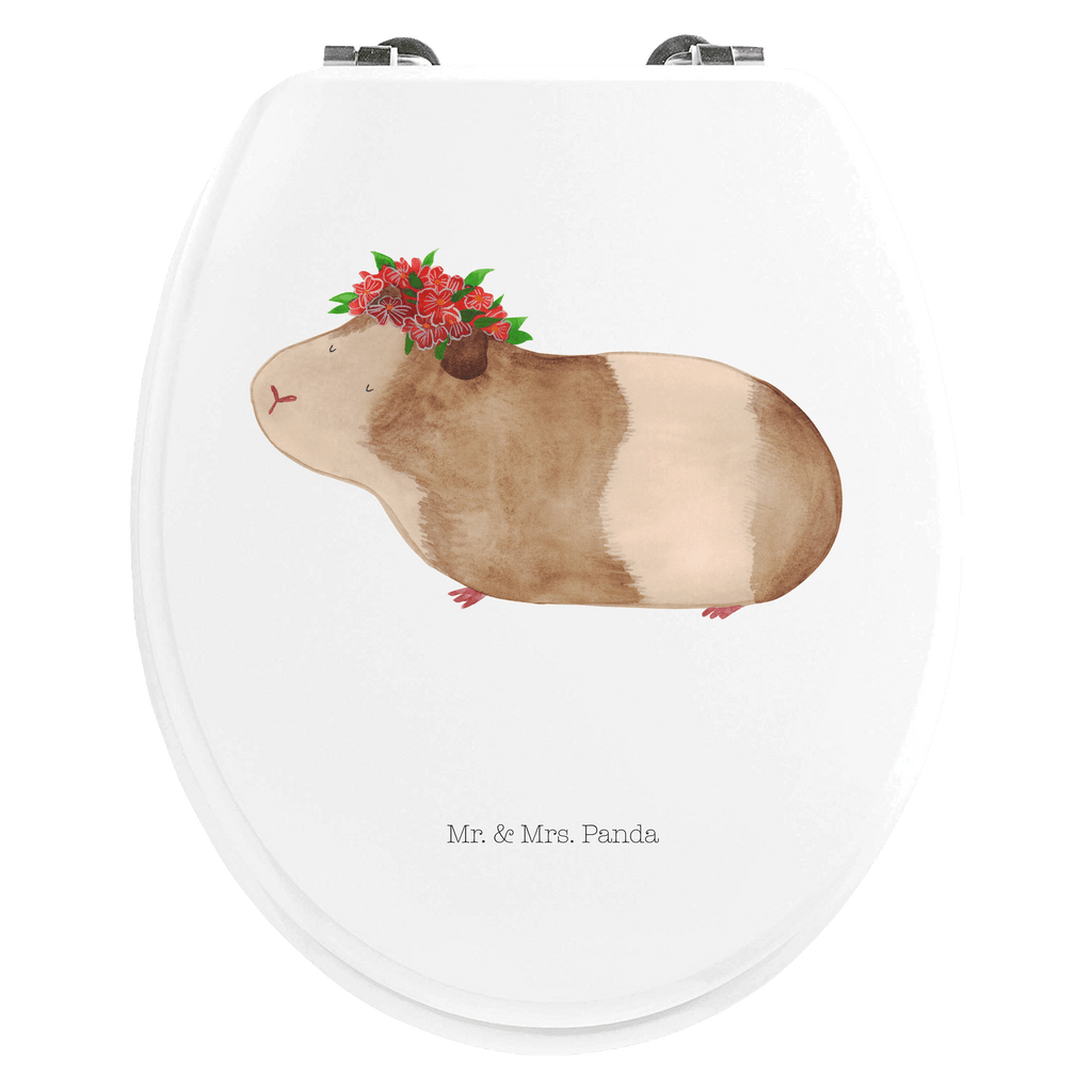 Motiv WC Sitz Meerschweinchen Weisheit Klobrille, Klodeckel, Toilettendeckel, WC-Sitz, Toilette, Tiermotive, Gute Laune, lustige Sprüche, Tiere, Meerschweinchen, Meerie, Meeries, Wunder, Blumenkind, Realität, Spruch, Weisheit, Motivation, Wunderland