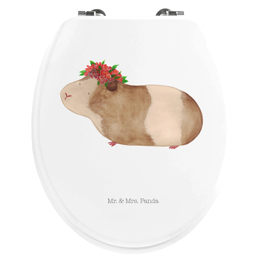 Motiv WC Sitz Meerschweinchen Weisheit Klobrille, Klodeckel, Toilettendeckel, WC-Sitz, Toilette, Tiermotive, Gute Laune, lustige Sprüche, Tiere, Meerschweinchen, Meerie, Meeries, Wunder, Blumenkind, Realität, Spruch, Weisheit, Motivation, Wunderland