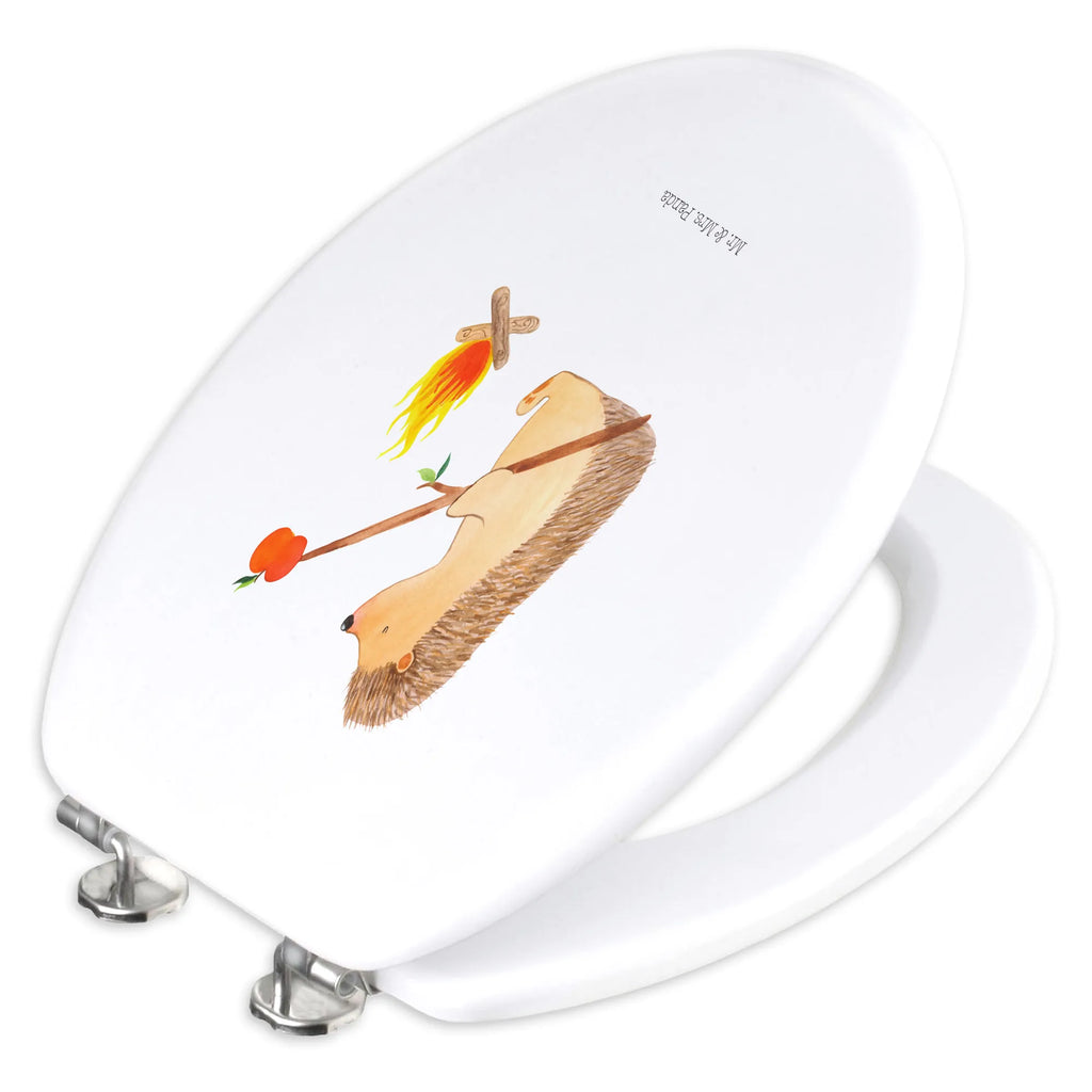 Motiv WC Sitz Igel Grillen Klobrille, Klodeckel, Toilettendeckel, WC-Sitz, Toilette, Tiermotive, Gute Laune, lustige Sprüche, Tiere, Igel, Grillen, Ziele, Motivation, arbeitslos, Sinn des Lebens, Spruch