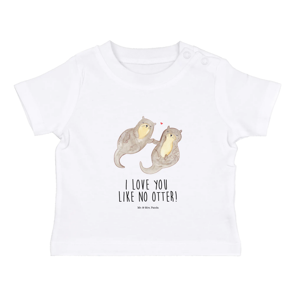 Organic Baby Shirt Otter Hände halten Baby T-Shirt, Jungen Baby T-Shirt, Mädchen Baby T-Shirt, Shirt, Otter, Fischotter, Seeotter, Otter Seeotter See Otter