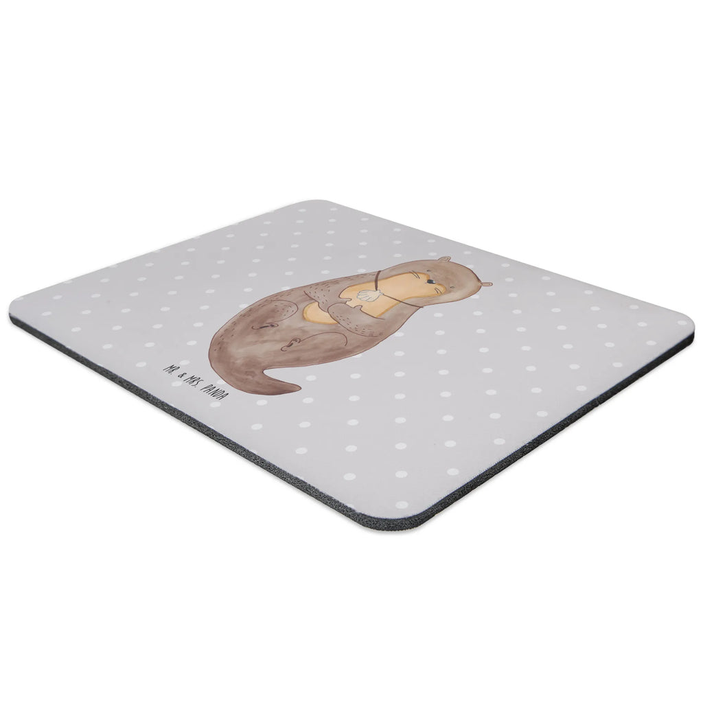 Mauspad Otter mit Muschelmedaillon Mousepad, Computer zubehör, Büroausstattung, PC Zubehör, Arbeitszimmer, Mauspad, Einzigartiges Mauspad, Designer Mauspad, Mausunterlage, Mauspad Büro, Otter, Fischotter, Seeotter, Otterliebe, grübeln, träumen, Motivation, Tagträumen, Büro