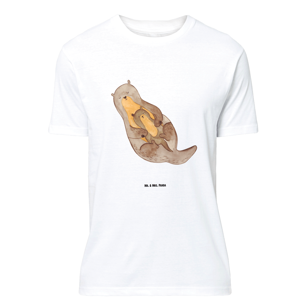 T-Shirt Standard Otter mit Kind T-Shirt, Shirt, Tshirt, Lustiges T-Shirt, T-Shirt mit Spruch, Party, Junggesellenabschied, Jubiläum, Geburstag, Herrn, Damen, Männer, Frauen, Schlafshirt, Nachthemd, Sprüche, Otter, Fischotter, Seeotter, Otter Seeotter See Otter