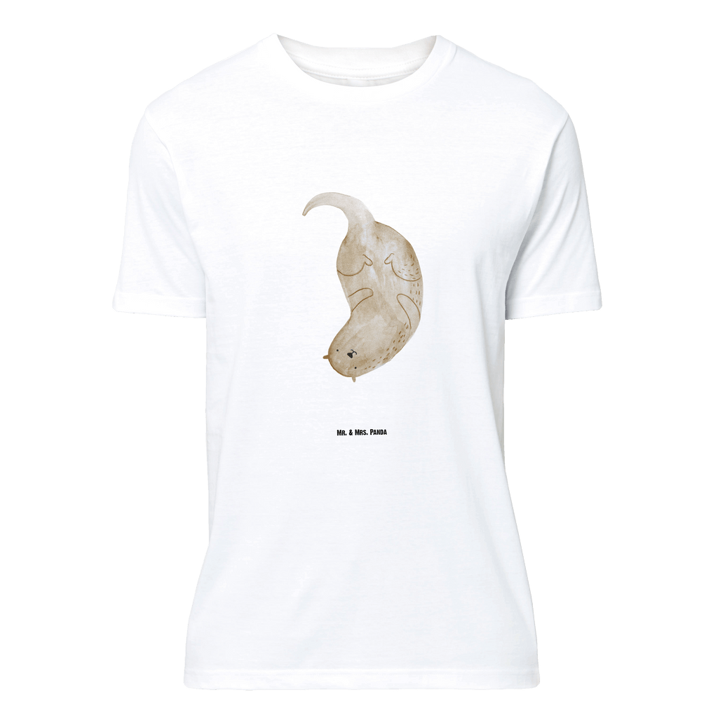 T-Shirt Standard Otter kopfüber T-Shirt, Shirt, Tshirt, Lustiges T-Shirt, T-Shirt mit Spruch, Party, Junggesellenabschied, Jubiläum, Geburstag, Herrn, Damen, Männer, Frauen, Schlafshirt, Nachthemd, Sprüche, Otter, Fischotter, Seeotter, Otter Seeotter See Otter