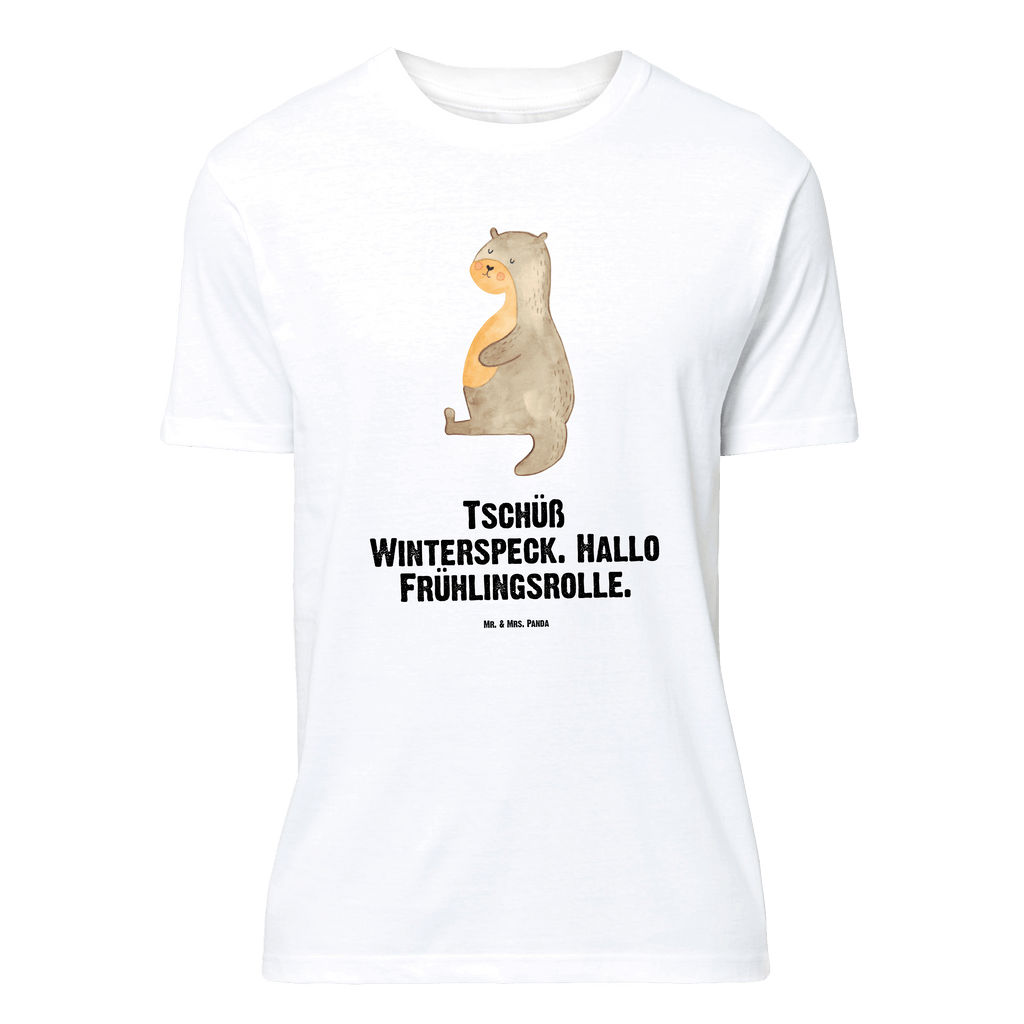 T-Shirt Standard Otter Bauch T-Shirt, Shirt, Tshirt, Lustiges T-Shirt, T-Shirt mit Spruch, Party, Junggesellenabschied, Jubiläum, Geburstag, Herrn, Damen, Männer, Frauen, Schlafshirt, Nachthemd, Sprüche, Otter, Fischotter, Seeotter, Otter Seeotter See Otter