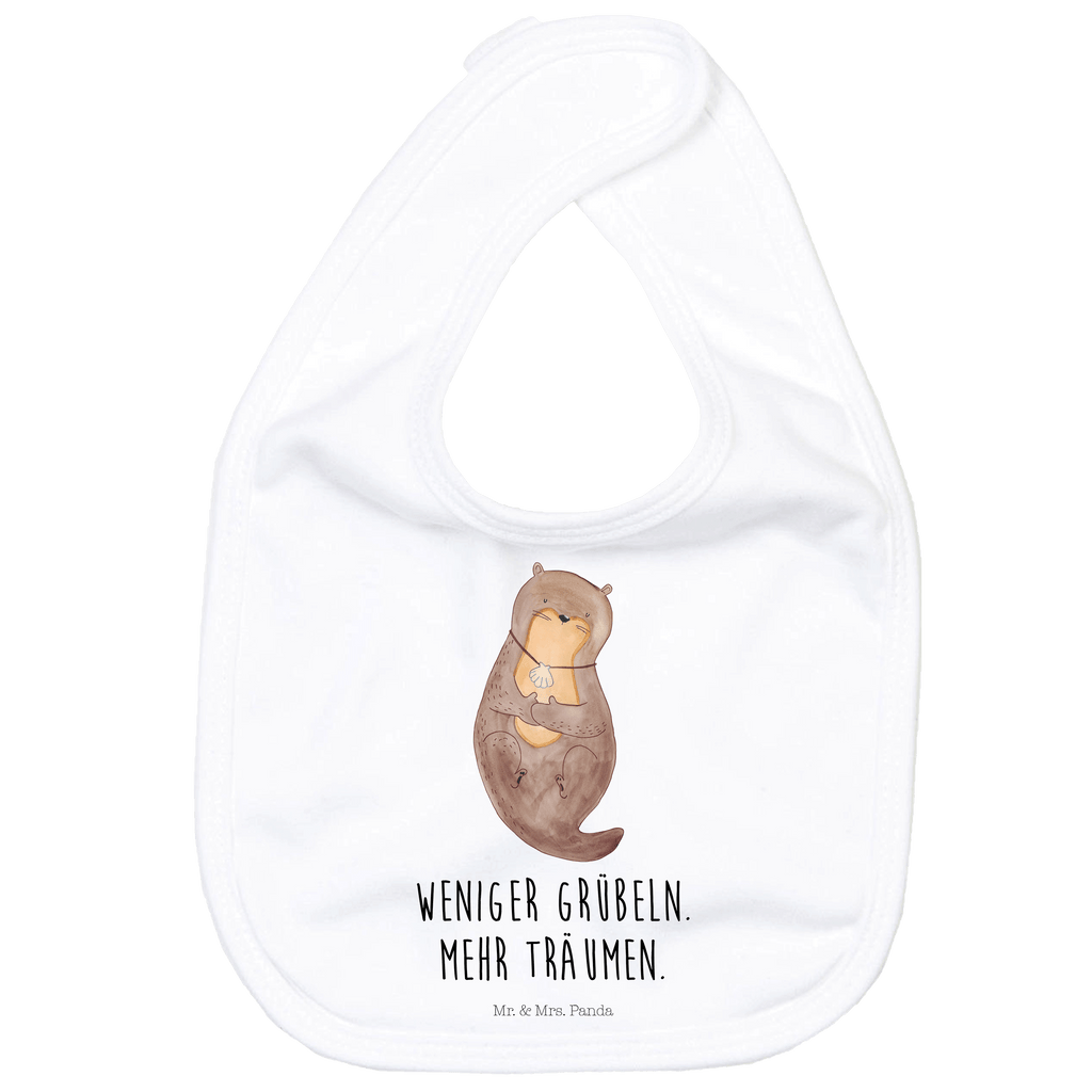 Organic Babylätzchen Otter Muschel Baby, Lätzchen, Spucktuch, Sabberlätzchen, Klettlätzchen, Babygeschenk, Baby Lätzchen, Geschenk für Geburt, Geschenk zur Geburt, Baby Spucktuch, Babyausstattung, Geschenkidee für Babyparty, Otter, Fischotter, Seeotter, Otterliebe, grübeln, träumen, Motivation, Tagträumen, Büro