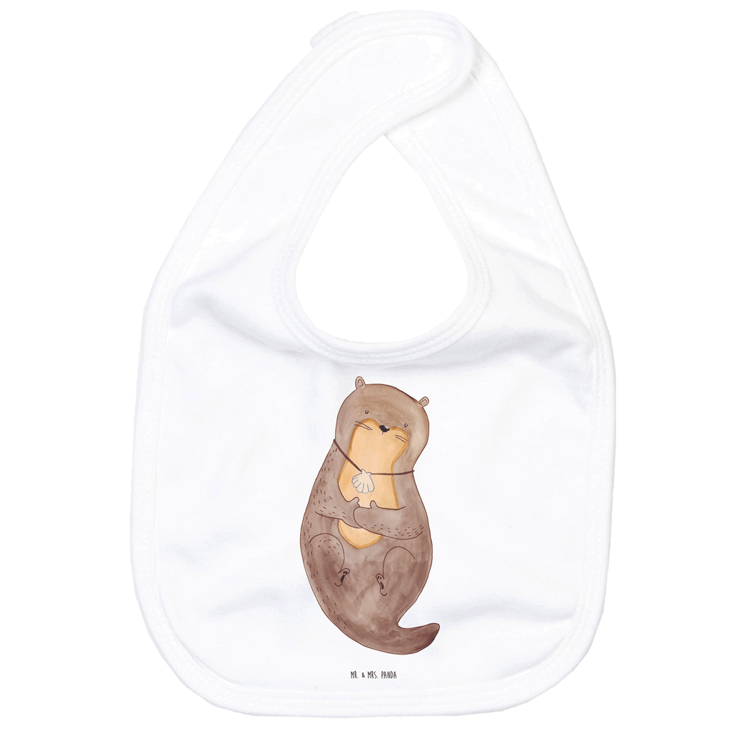 Organic Babylätzchen Otter Muschel Baby, Lätzchen, Spucktuch, Sabberlätzchen, Klettlätzchen, Babygeschenk, Baby Lätzchen, Geschenk für Geburt, Geschenk zur Geburt, Baby Spucktuch, Babyausstattung, Geschenkidee für Babyparty, Otter, Fischotter, Seeotter, Otterliebe, grübeln, träumen, Motivation, Tagträumen, Büro