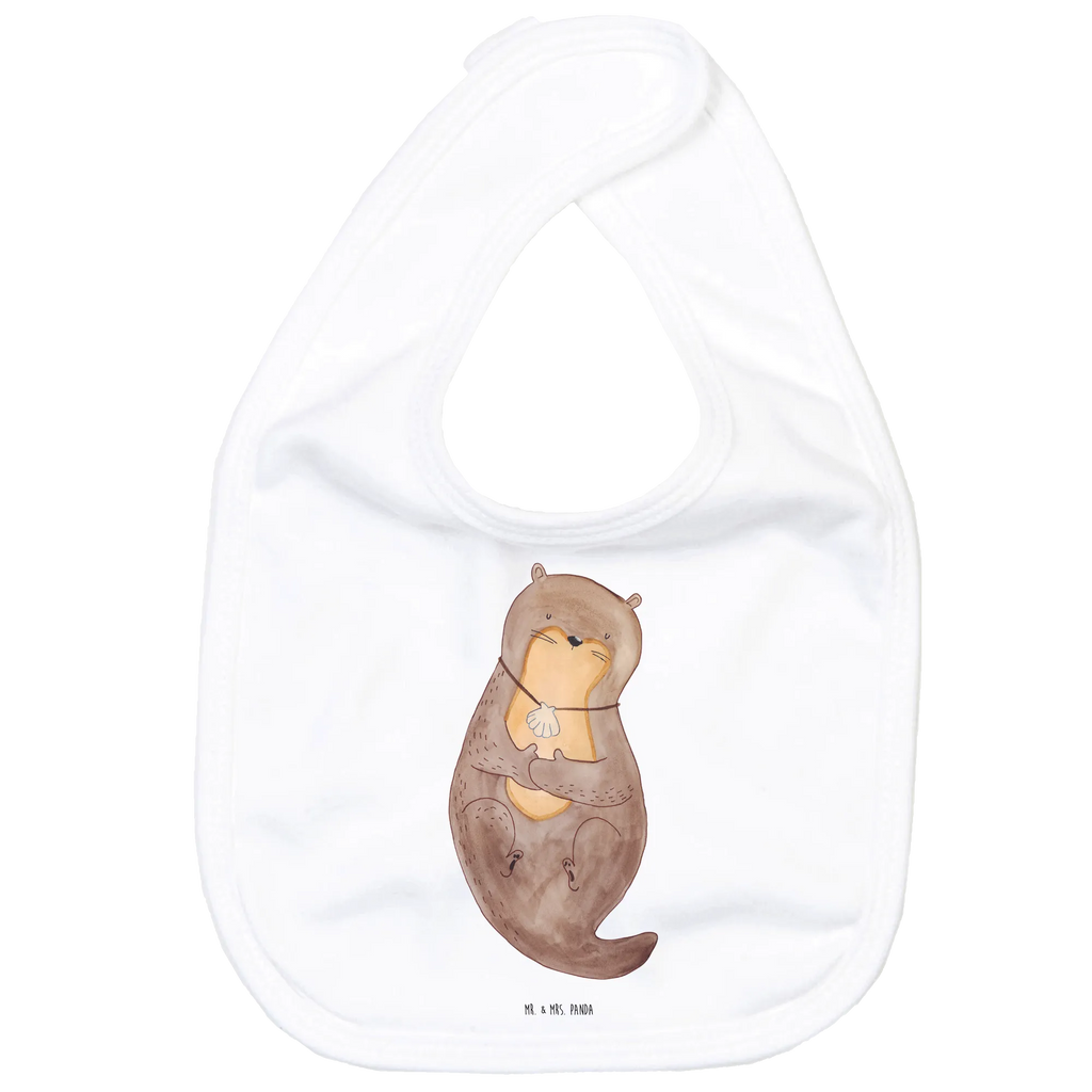 Organic Babylätzchen Otter Muschel Baby, Lätzchen, Spucktuch, Sabberlätzchen, Klettlätzchen, Babygeschenk, Baby Lätzchen, Geschenk für Geburt, Geschenk zur Geburt, Baby Spucktuch, Babyausstattung, Geschenkidee für Babyparty, Otter, Fischotter, Seeotter, Otterliebe, grübeln, träumen, Motivation, Tagträumen, Büro