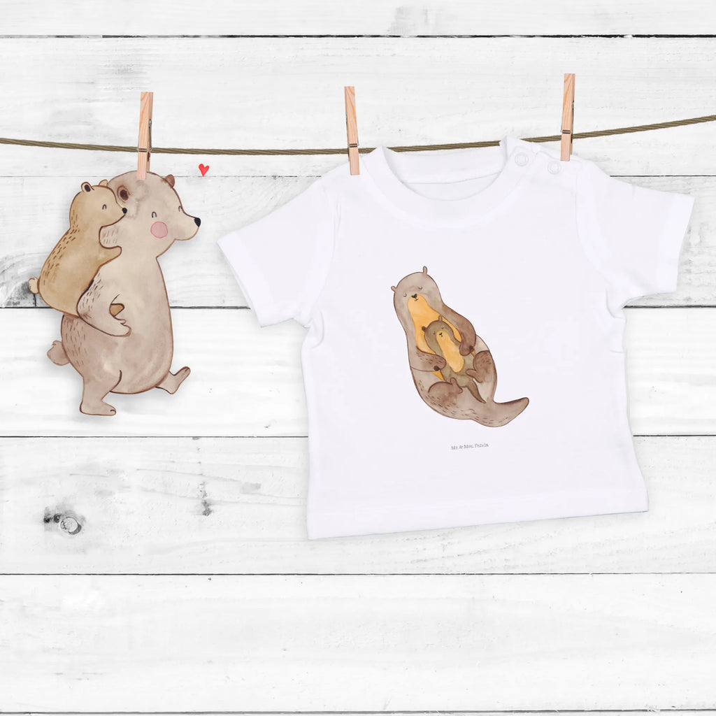 Organic Baby Shirt Otter Kind Baby T-Shirt, Jungen Baby T-Shirt, Mädchen Baby T-Shirt, Shirt, Otter, Fischotter, Seeotter, Otter Seeotter See Otter