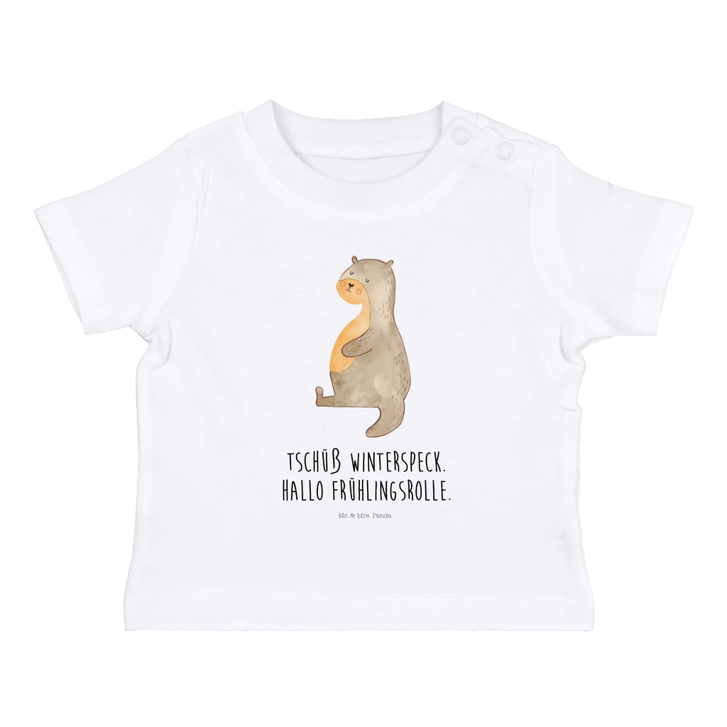 Organic Baby Shirt Otter Bauch Baby T-Shirt, Jungen Baby T-Shirt, Mädchen Baby T-Shirt, Shirt, Otter, Fischotter, Seeotter, Otter Seeotter See Otter