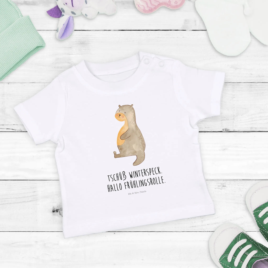 Organic Baby Shirt Otter Bauch Baby T-Shirt, Jungen Baby T-Shirt, Mädchen Baby T-Shirt, Shirt, Otter, Fischotter, Seeotter, Otter Seeotter See Otter