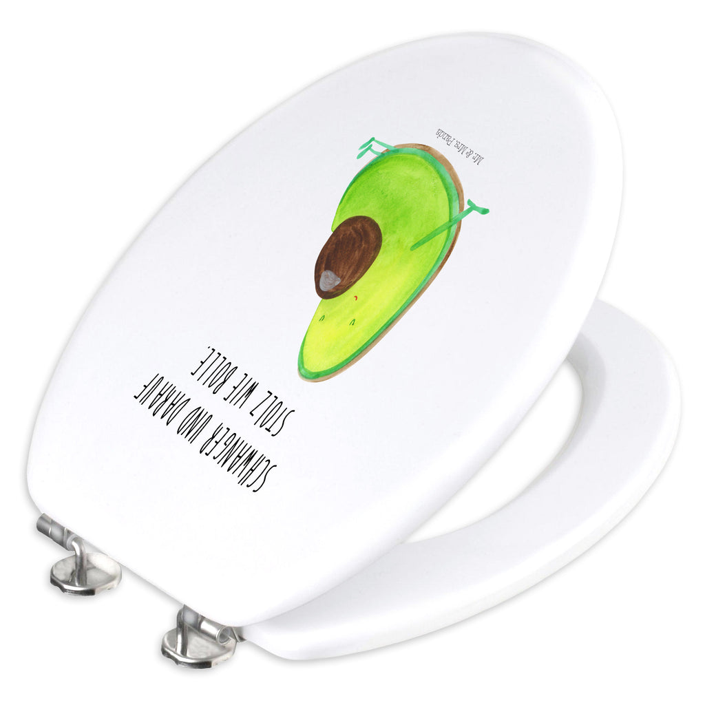 Motiv WC Sitz Avocado Schwangerschaft Klobrille, Klodeckel, Toilettendeckel, WC-Sitz, Toilette, Avocado, Veggie, Vegan, Gesund, schwanger, Schwangerschaft, Babyparty, Babyshower