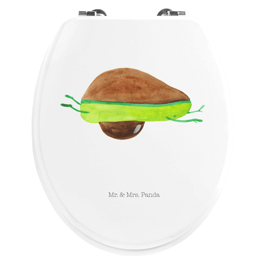 Motiv WC Sitz Avocado Yoga Klobrille, Klodeckel, Toilettendeckel, WC-Sitz, Toilette, Avocado, Veggie, Vegan, Gesund, Avocado Yoga Vegan