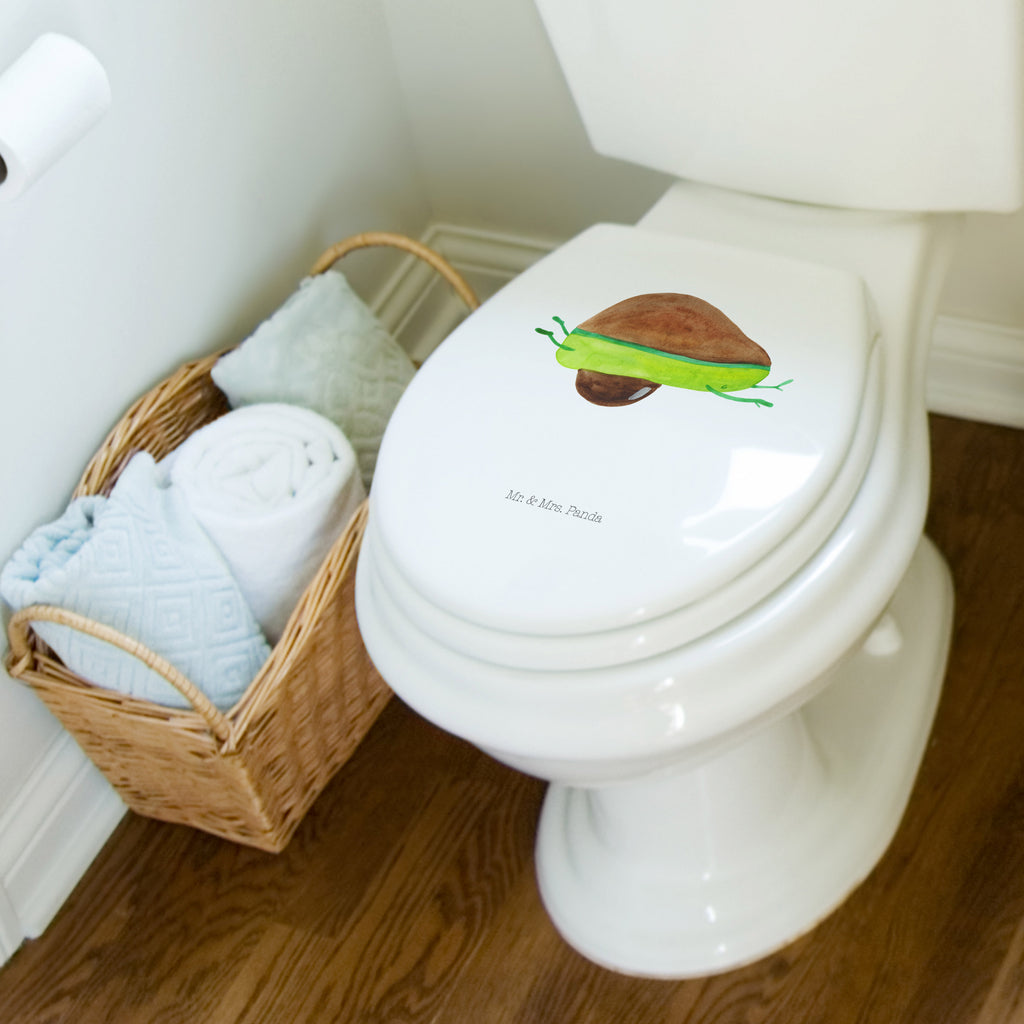 Motiv WC Sitz Avocado Yoga Klobrille, Klodeckel, Toilettendeckel, WC-Sitz, Toilette, Avocado, Veggie, Vegan, Gesund, Avocado Yoga Vegan