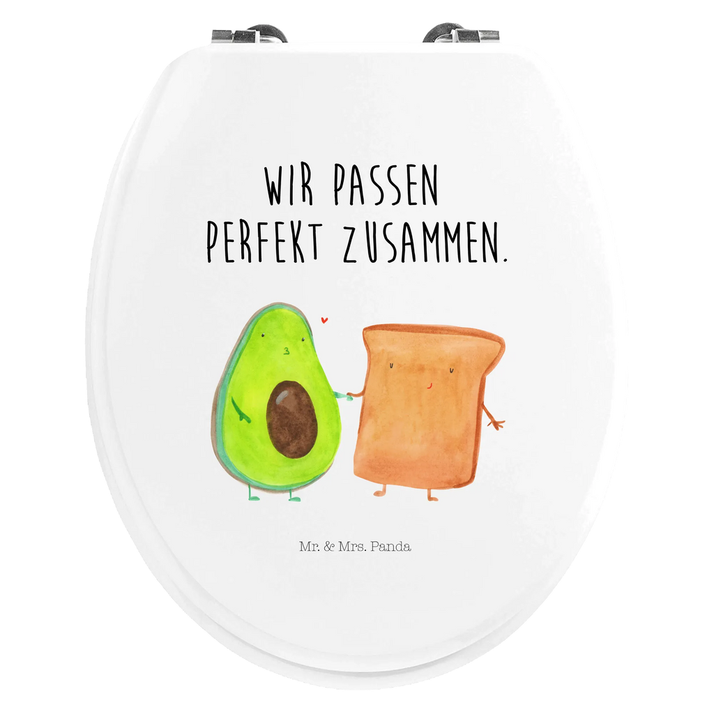 Motiv WC Sitz Avocado Toast Klobrille, Klodeckel, Toilettendeckel, WC-Sitz, Toilette, Avocado, Veggie, Vegan, Gesund, Toast, Toastbrot, Liebespaar, Pärchen, Freund, Freundin, Verlobt, Verlobungsparty, Hochzeit, Hochzeitsgeschenk, Jahrestag, Jahrestagsgeschenk