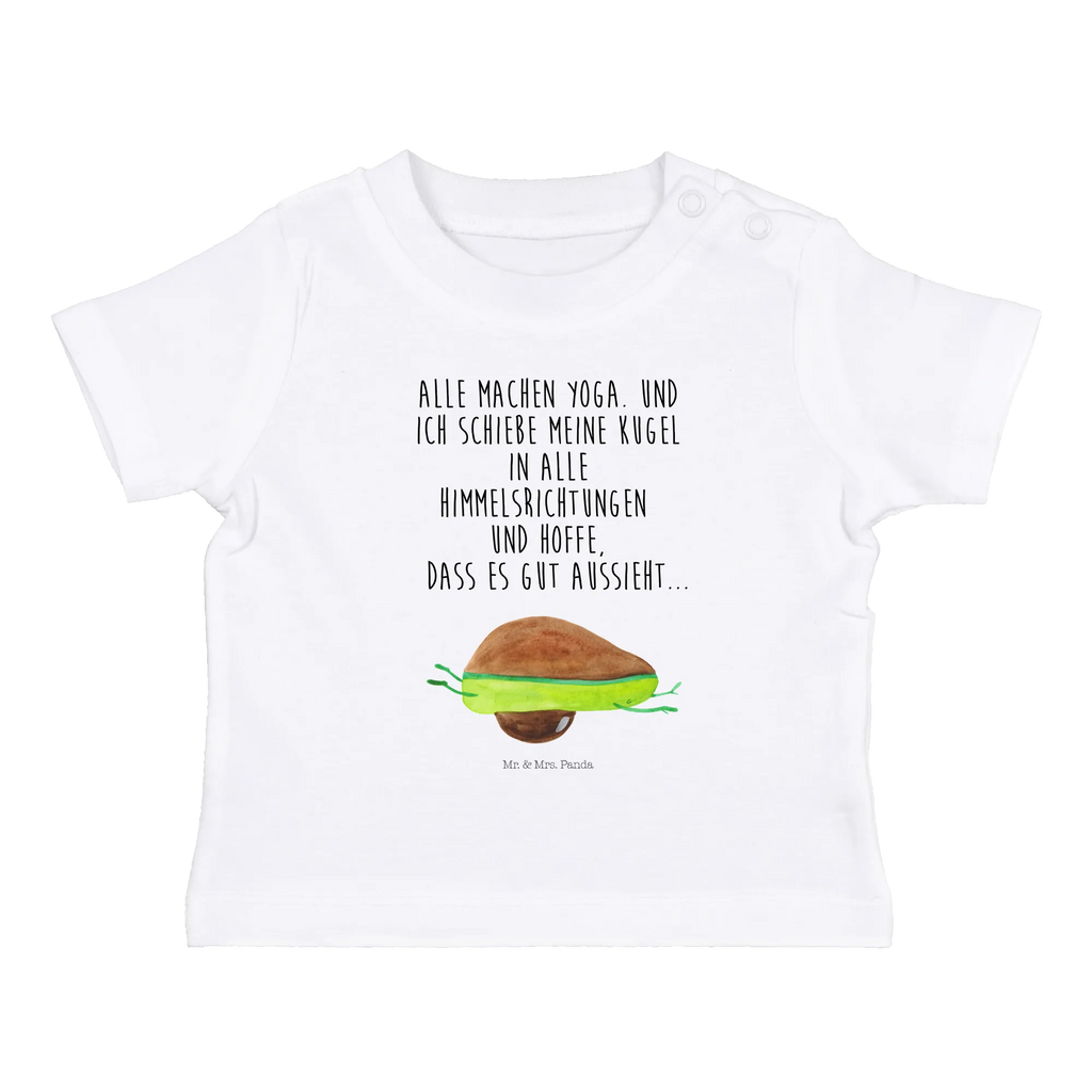 Organic Baby Shirt Avocado Yoga Baby T-Shirt, Jungen Baby T-Shirt, Mädchen Baby T-Shirt, Shirt, Avocado, Veggie, Vegan, Gesund, Avocado Yoga Vegan