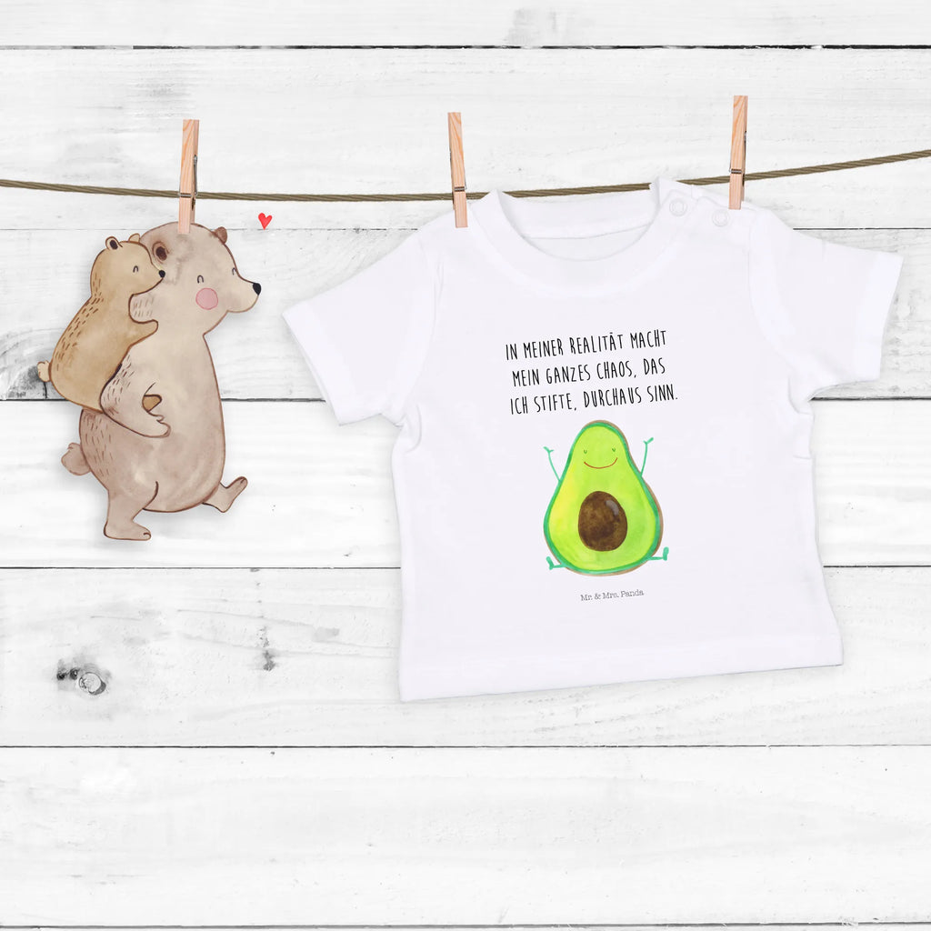 Organic Baby Shirt Avocado Glücklich Baby T-Shirt, Jungen Baby T-Shirt, Mädchen Baby T-Shirt, Shirt, Avocado, Veggie, Vegan, Gesund, Chaos