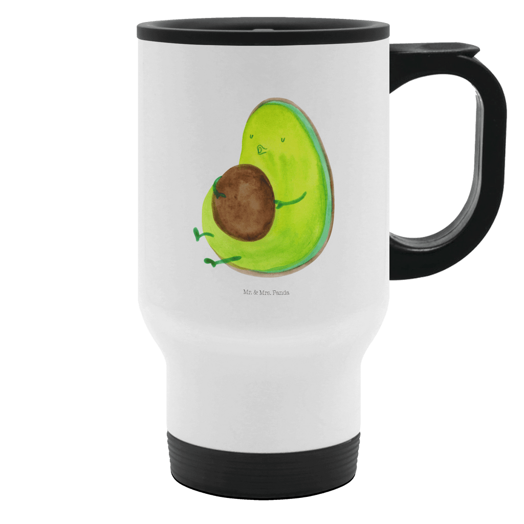 Thermobecher Avocado pfeift Thermobecher, To Go Becher, Thermotasse, Kaffeebecher, Isolierbecher, Thermobecher To Go, Warmhaltetasse, Edelstahlbecher, Reisebecher, Tasse mit Deckel, Thermobecher für 400 ml, Kaffeetasse zum Mitnehmen, Tasse zum Mitnehmen, Spülmaschinenfest, Avocado, Veggie, Vegan, Gesund, Diät, Abnehmen, Ernährung, dick sein