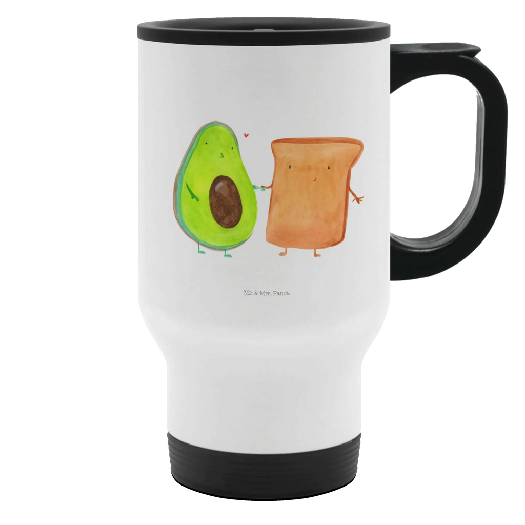 Thermobecher Avocado + Toast Thermobecher, To Go Becher, Thermotasse, Kaffeebecher, Isolierbecher, Thermobecher To Go, Warmhaltetasse, Edelstahlbecher, Reisebecher, Tasse mit Deckel, Thermobecher für 400 ml, Kaffeetasse zum Mitnehmen, Tasse zum Mitnehmen, Spülmaschinenfest, Avocado, Veggie, Vegan, Gesund, Toast, Toastbrot, Liebespaar, Pärchen, Freund, Freundin, Verlobt, Verlobungsparty, Hochzeit, Hochzeitsgeschenk, Jahrestag, Jahrestagsgeschenk