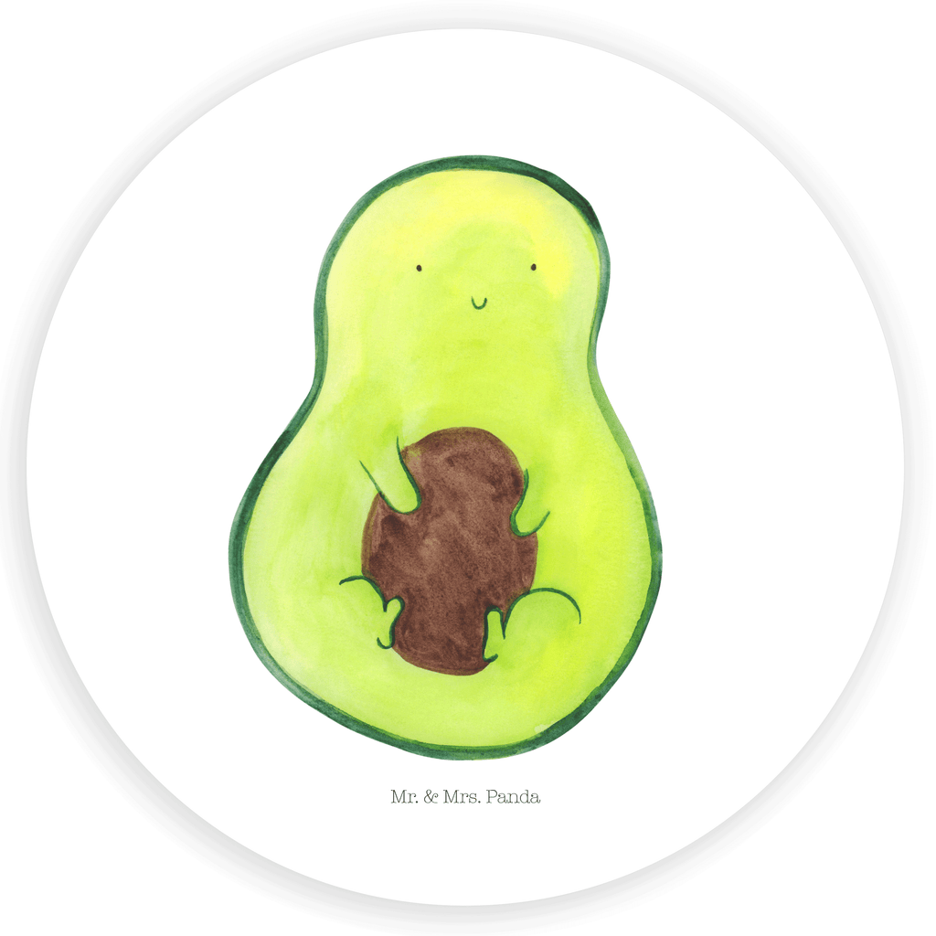 Rund Aufkleber Avocado mit Kern Sticker, Aufkleber, Etikett, Avocado, Veggie, Vegan, Gesund, Avokado, Avocadokern, Kern, Pflanze, Spruch Leben