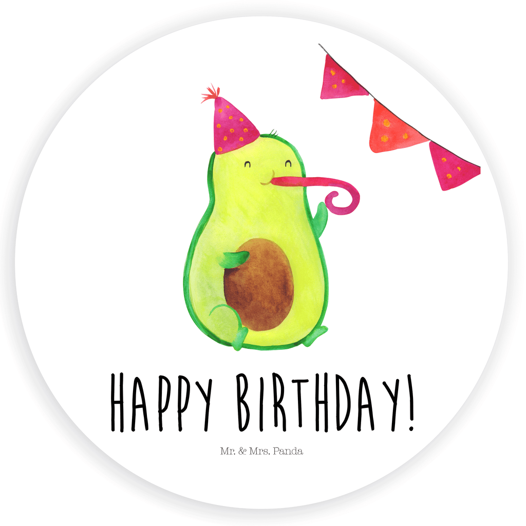 Rund Aufkleber Avocado Birthday Sticker, Aufkleber, Etikett, Kinder, rund, Avocado, Veggie, Vegan, Gesund