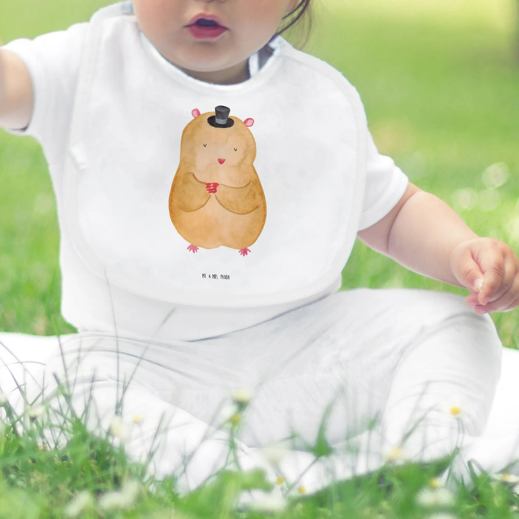 Organic Babylätzchen Hamster Hut Baby, Lätzchen, Spucktuch, Sabberlätzchen, Klettlätzchen, Babygeschenk, Baby Lätzchen, Geschenk für Geburt, Geschenk zur Geburt, Baby Spucktuch, Babyausstattung, Geschenkidee für Babyparty, Tiermotive, Gute Laune, lustige Sprüche, Tiere, Hamster, Hut, Magier, Zylinder, Zwerghamster, Zauberer