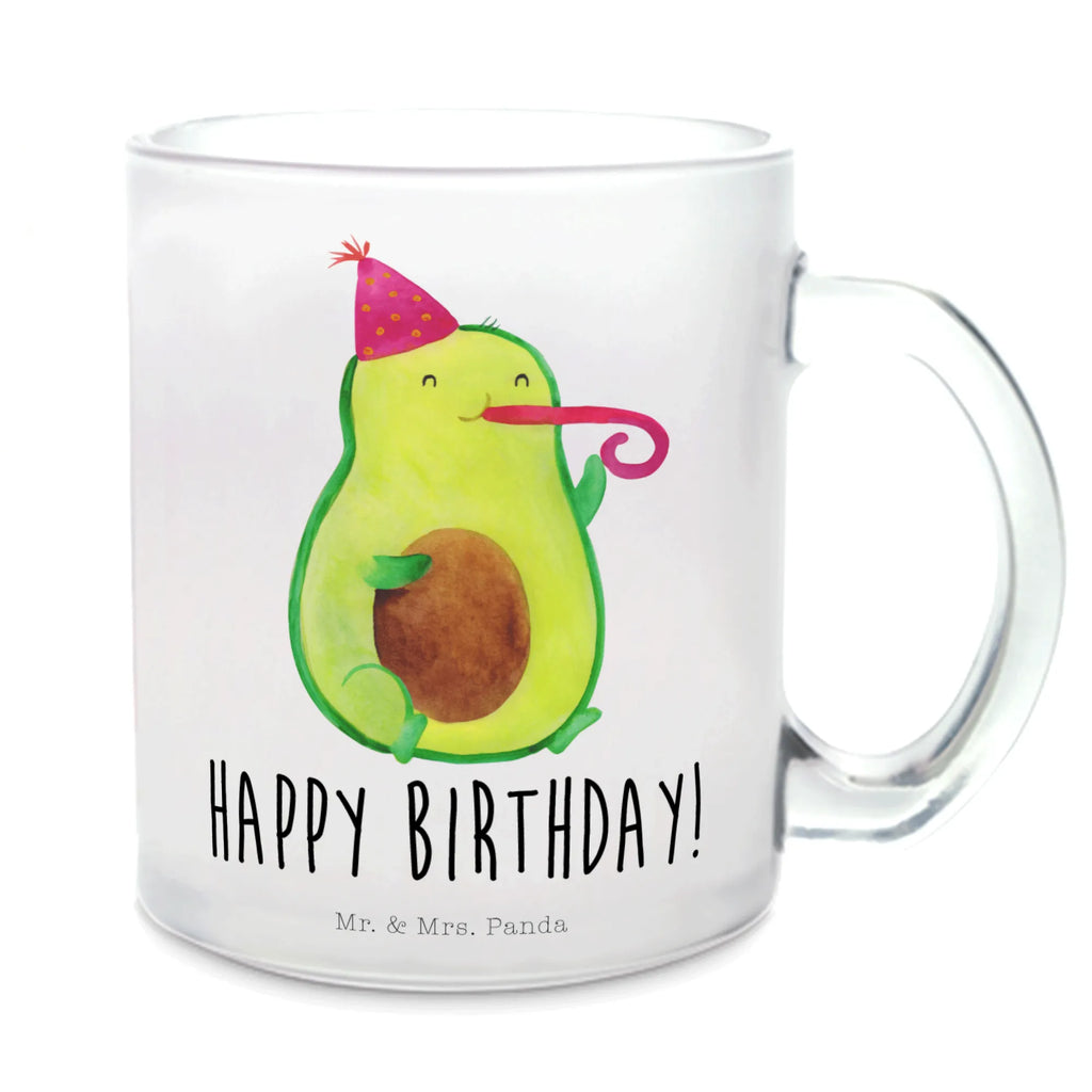 Teetasse Avocado Birthday Teetasse, Teeglas, Teebecher, Tasse mit Henkel, Tasse, Glas Teetasse, Teetasse aus Glas, Avocado, Veggie, Vegan, Gesund