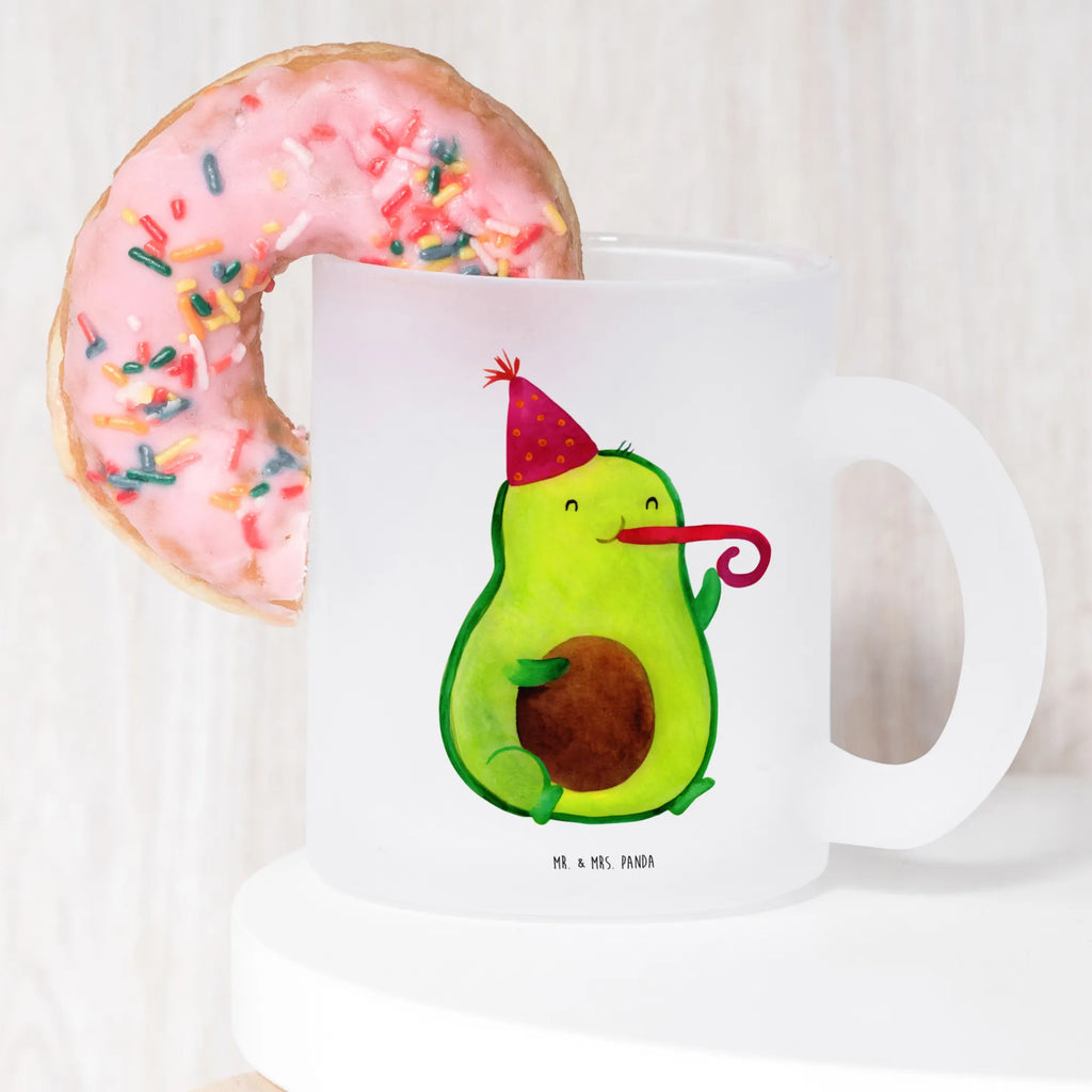 Teetasse Avocado Birthday Teetasse, Teeglas, Teebecher, Tasse mit Henkel, Tasse, Glas Teetasse, Teetasse aus Glas, Avocado, Veggie, Vegan, Gesund