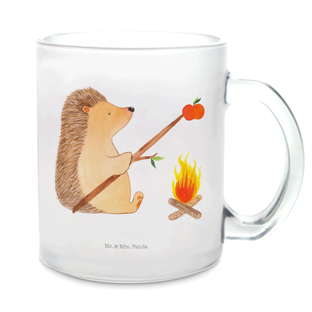 Teetasse Igel grillt Teetasse, Teeglas, Teebecher, Tasse mit Henkel, Tasse, Glas Teetasse, Teetasse aus Glas, Tiermotive, Gute Laune, lustige Sprüche, Tiere, Igel, Grillen, Ziele, Motivation, arbeitslos, Sinn des Lebens, Spruch