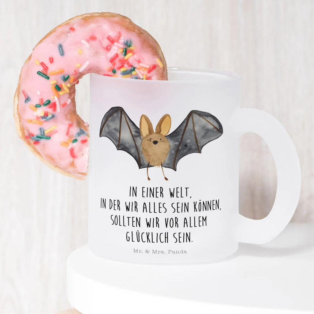 Teetasse Fledermaus Flügel Teetasse, Teeglas, Teebecher, Tasse mit Henkel, Tasse, Glas Teetasse, Teetasse aus Glas, Tiermotive, Gute Laune, lustige Sprüche, Tiere