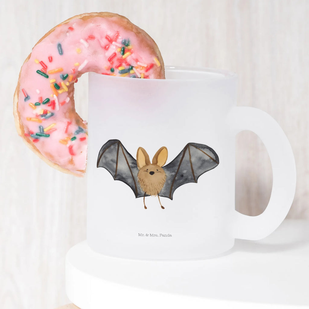 Teetasse Fledermaus Flügel Teetasse, Teeglas, Teebecher, Tasse mit Henkel, Tasse, Glas Teetasse, Teetasse aus Glas, Tiermotive, Gute Laune, lustige Sprüche, Tiere