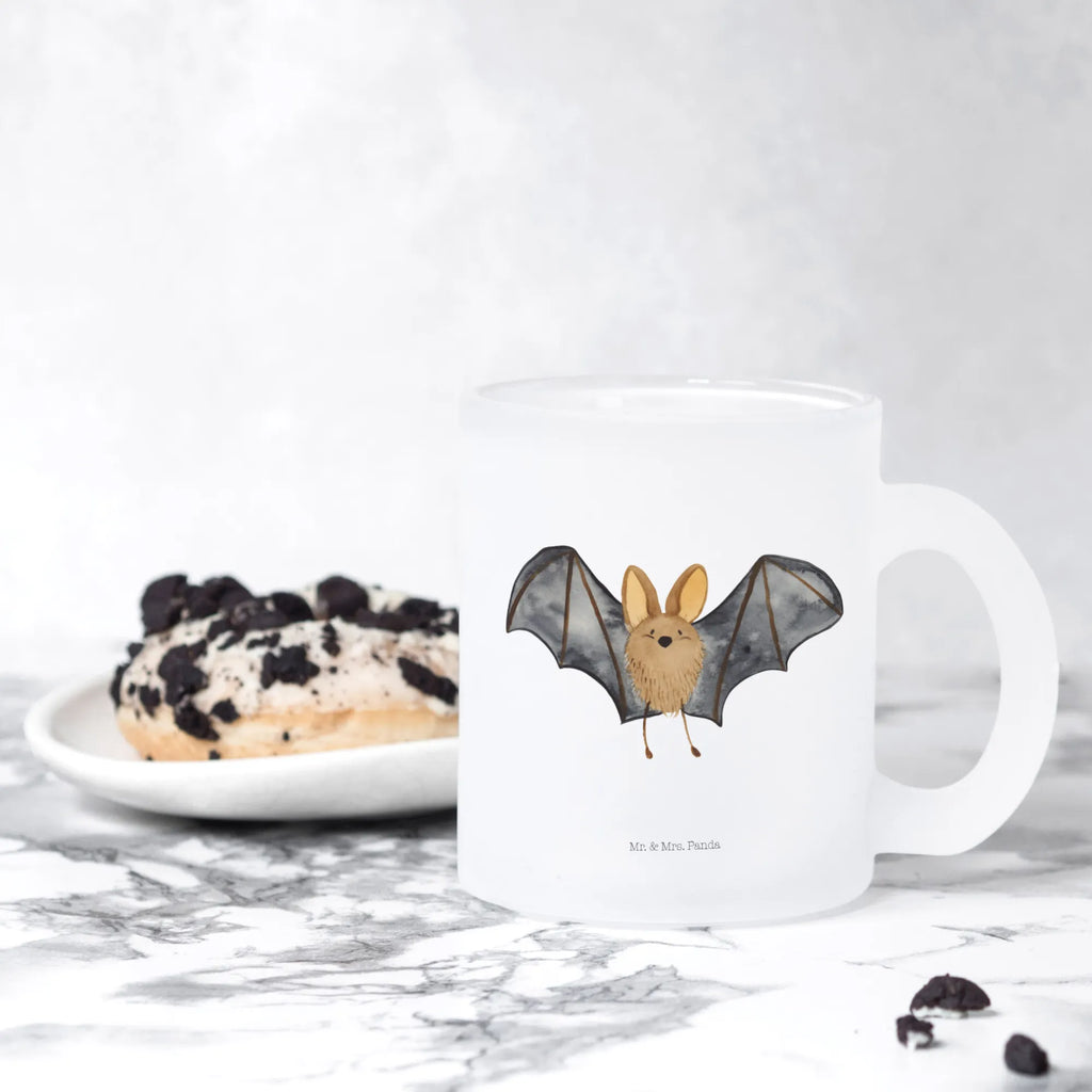 Teetasse Fledermaus Flügel Teetasse, Teeglas, Teebecher, Tasse mit Henkel, Tasse, Glas Teetasse, Teetasse aus Glas, Tiermotive, Gute Laune, lustige Sprüche, Tiere