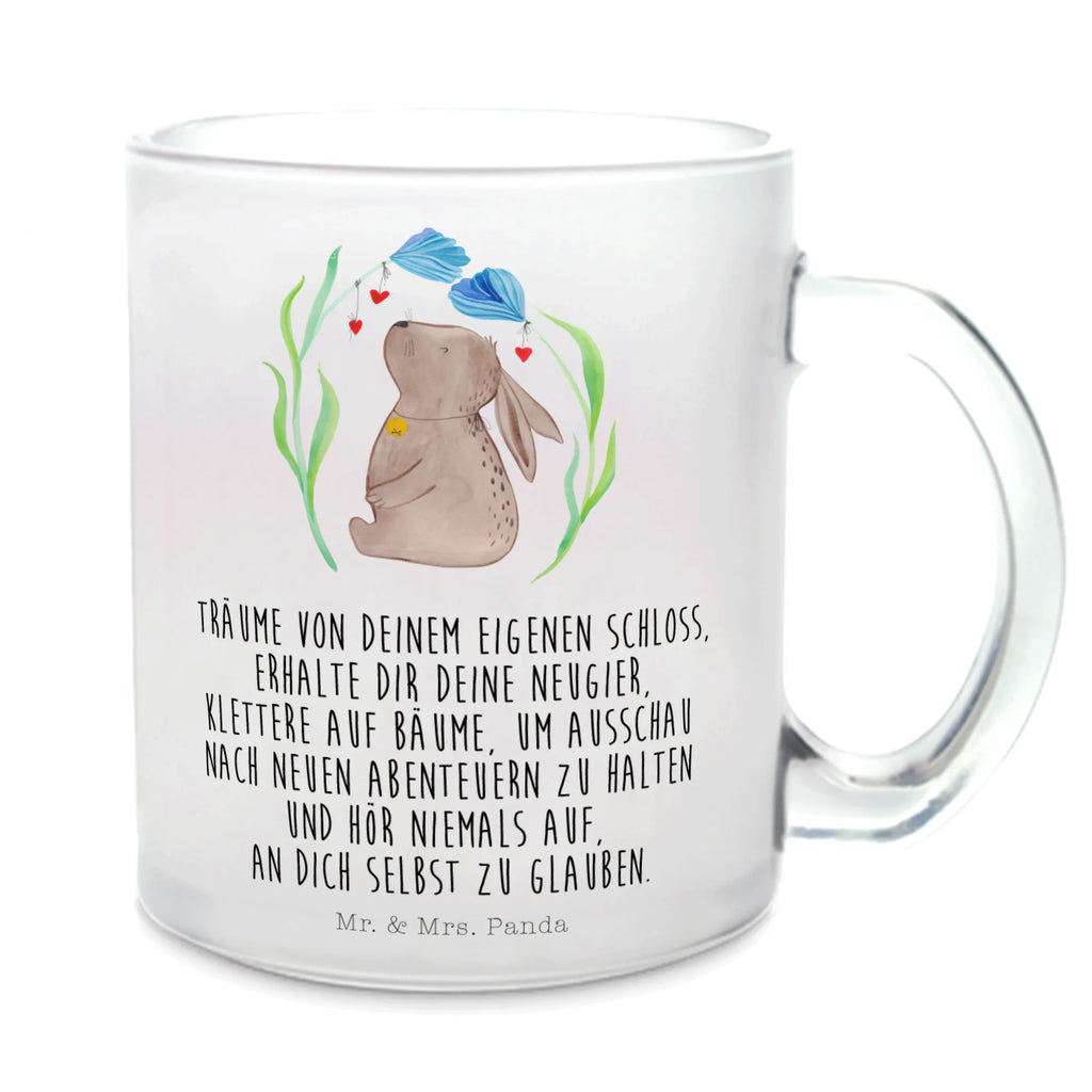 Teetasse Hase Blume Teetasse, Teeglas, Teebecher, Tasse mit Henkel, Tasse, Glas Teetasse, Teetasse aus Glas, Ostern, Osterhase, Ostergeschenke, Osternest, Osterdeko, Geschenke zu Ostern, Ostern Geschenk, Ostergeschenke Kinder, Ostern Kinder, Hase, Kaninchen, Kind, Taufe, Taufgeschenk, Geburt, Schwangerschaft, erstes Kind, Kindergeburtstag, Geburtstag, Hoffnung, Träume