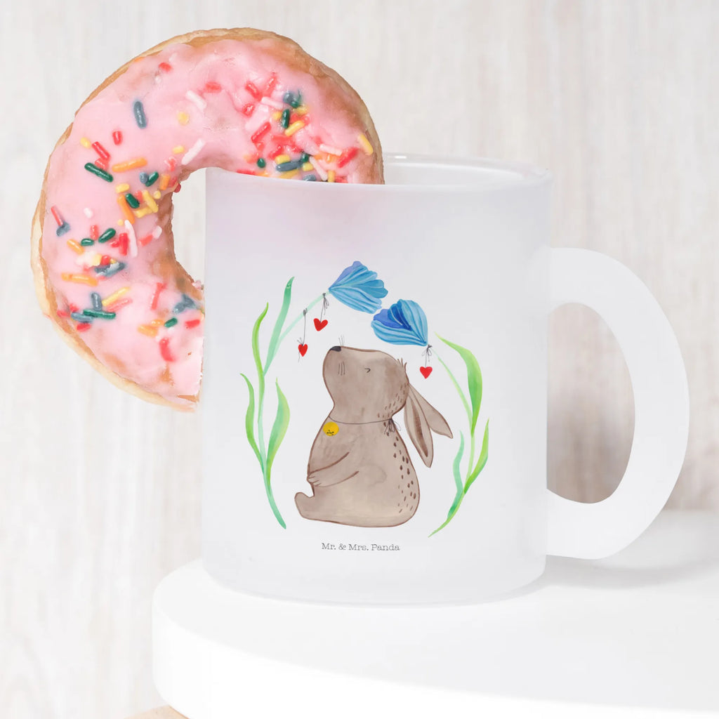 Teetasse Hase Blume Teetasse, Teeglas, Teebecher, Tasse mit Henkel, Tasse, Glas Teetasse, Teetasse aus Glas, Ostern, Osterhase, Ostergeschenke, Osternest, Osterdeko, Geschenke zu Ostern, Ostern Geschenk, Ostergeschenke Kinder, Ostern Kinder, Hase, Kaninchen, Kind, Taufe, Taufgeschenk, Geburt, Schwangerschaft, erstes Kind, Kindergeburtstag, Geburtstag, Hoffnung, Träume