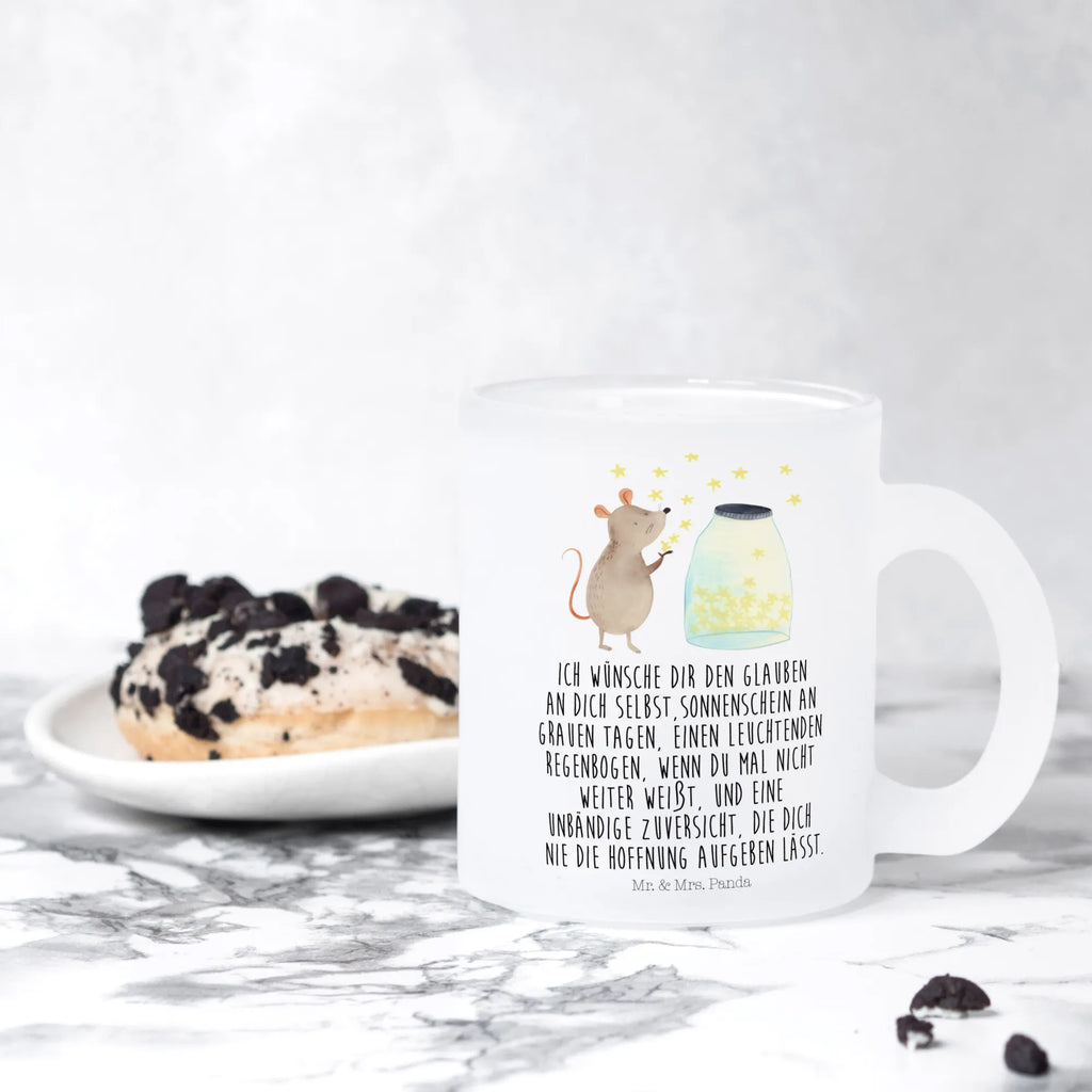 Teetasse Maus Sterne Teetasse, Teeglas, Teebecher, Tasse mit Henkel, Tasse, Glas Teetasse, Teetasse aus Glas, Tiermotive, Gute Laune, lustige Sprüche, Tiere, Maus, Sterne, Wunsch, Kind, Taufe, Taufgeschenk, Geburt, Schwangerschaft, erstes Kind, Kindergeburtstag, Geburtstag, Hoffnung, Träume