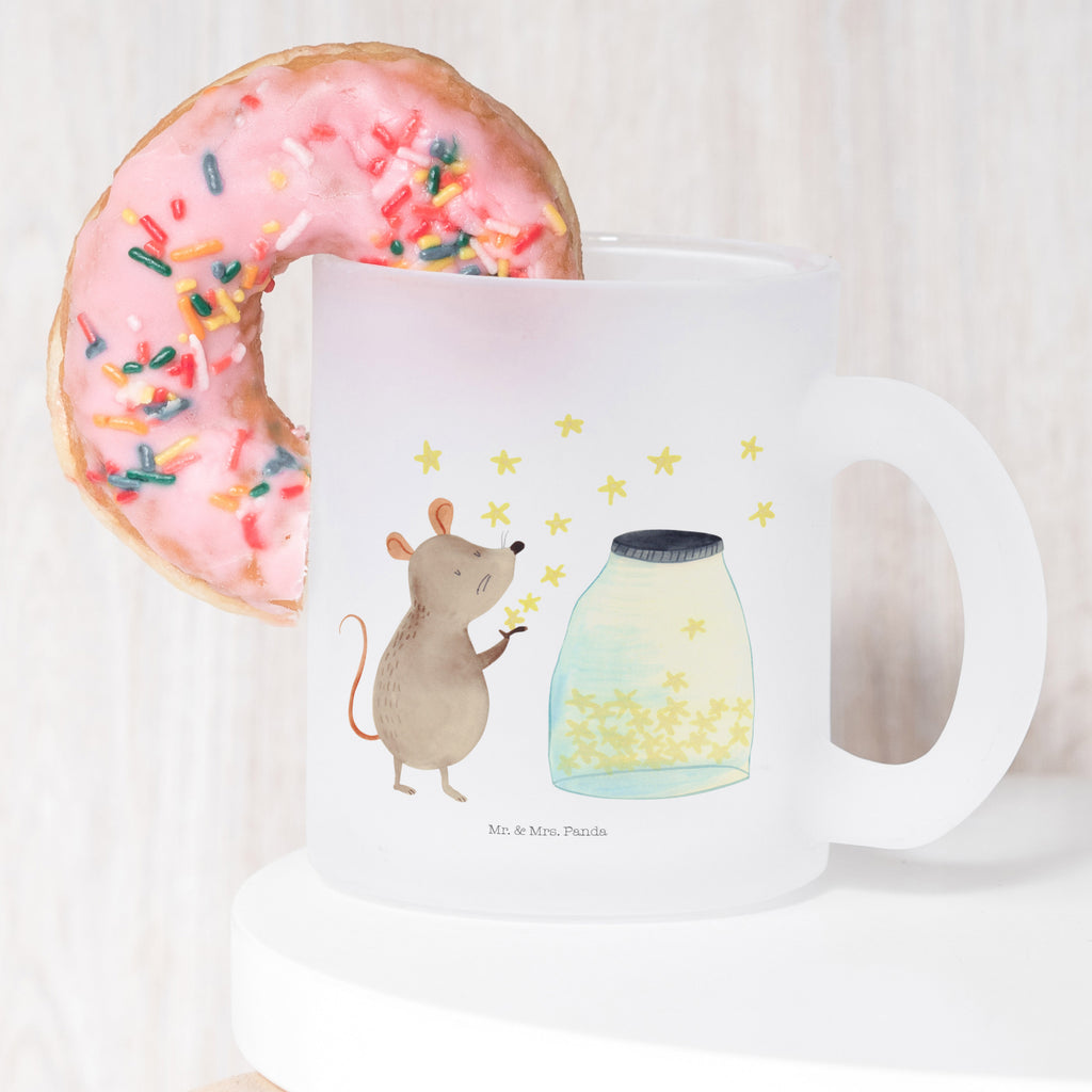 Teetasse Maus Sterne Teetasse, Teeglas, Teebecher, Tasse mit Henkel, Tasse, Glas Teetasse, Teetasse aus Glas, Tiermotive, Gute Laune, lustige Sprüche, Tiere, Maus, Sterne, Wunsch, Kind, Taufe, Taufgeschenk, Geburt, Schwangerschaft, erstes Kind, Kindergeburtstag, Geburtstag, Hoffnung, Träume