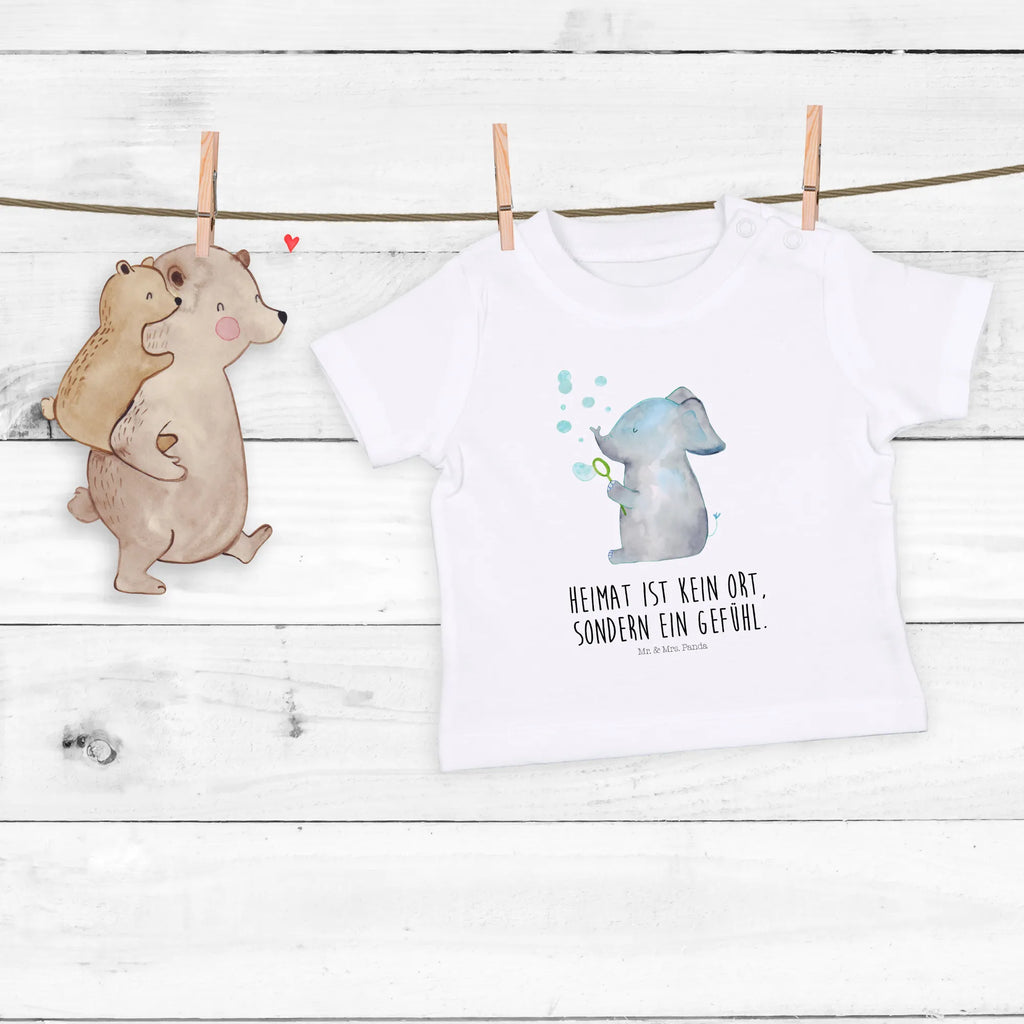 Organic Baby Shirt Elefant Seifenblasen Baby T-Shirt, Jungen Baby T-Shirt, Mädchen Baby T-Shirt, Shirt, Tiermotive, Gute Laune, lustige Sprüche, Tiere, Elefant, Elefanten, Dickhäuter, Rüsseltier, Seifenblasen, Liebe, Heimat, Gefühl. Daheim, Liebesbeweis, Liebesspruch