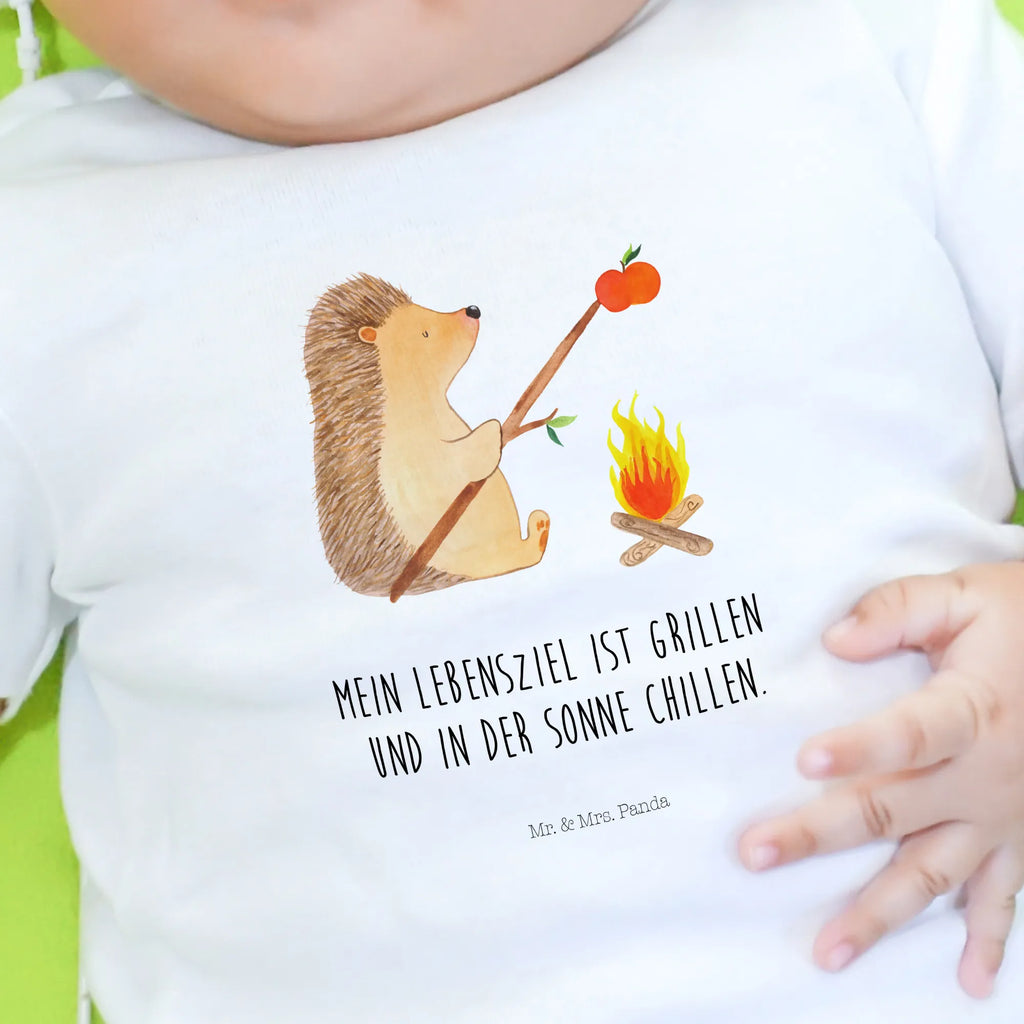 Organic Baby Shirt Igel Grillen Baby T-Shirt, Jungen Baby T-Shirt, Mädchen Baby T-Shirt, Shirt, Tiermotive, Gute Laune, lustige Sprüche, Tiere, Igel, Grillen, Ziele, Motivation, arbeitslos, Sinn des Lebens, Spruch