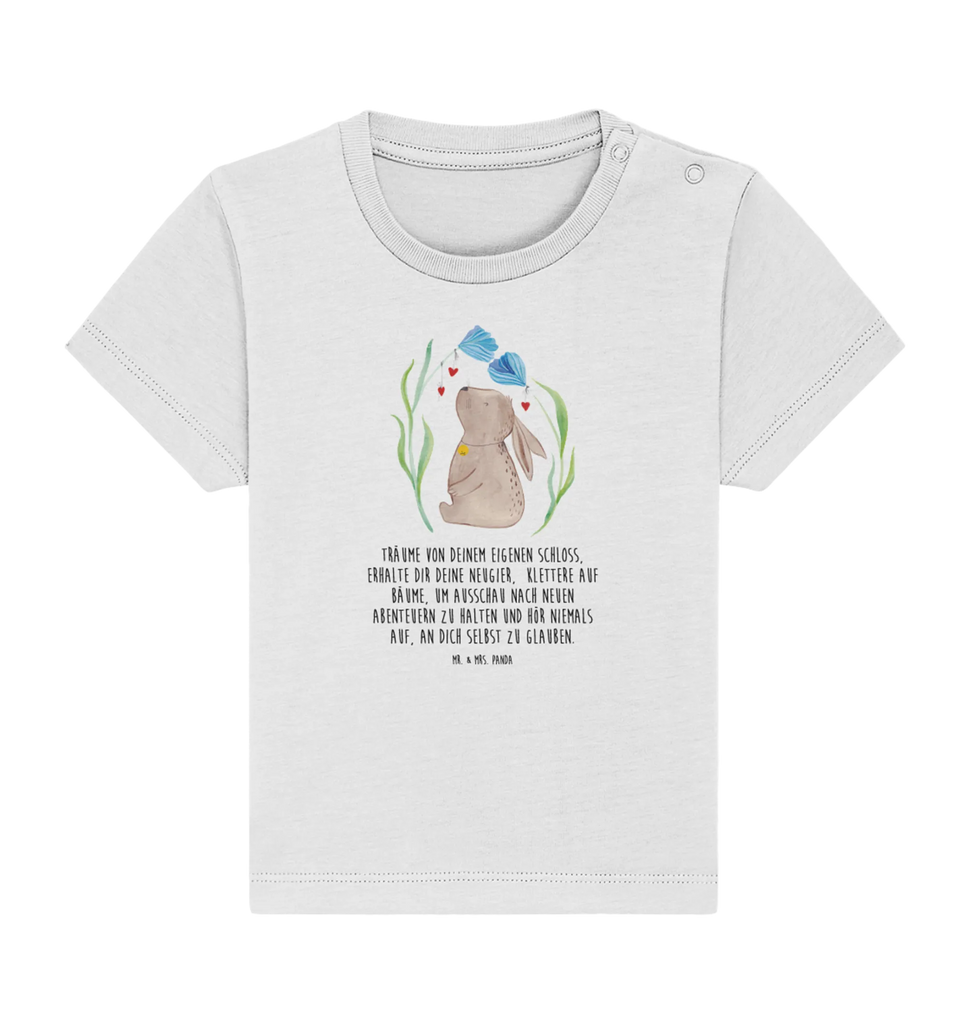 Organic Baby Shirt Hase Blume Baby T-Shirt, Jungen Baby T-Shirt, Mädchen Baby T-Shirt, Shirt, Ostern, Osterhase, Ostergeschenke, Osternest, Osterdeko, Geschenke zu Ostern, Ostern Geschenk, Ostergeschenke Kinder, Ostern Kinder, Hase, Kaninchen, Kind, Taufe, Taufgeschenk, Geburt, Schwangerschaft, erstes Kind, Kindergeburtstag, Geburtstag, Hoffnung, Träume