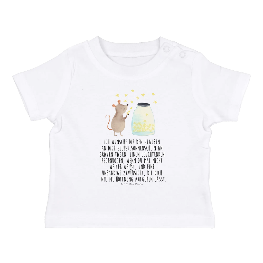 Organic Baby Shirt Maus Sterne Baby T-Shirt, Jungen Baby T-Shirt, Mädchen Baby T-Shirt, Shirt, Tiermotive, Gute Laune, lustige Sprüche, Tiere, Maus, Sterne, Wunsch, Kind, Taufe, Taufgeschenk, Geburt, Schwangerschaft, erstes Kind, Kindergeburtstag, Geburtstag, Hoffnung, Träume