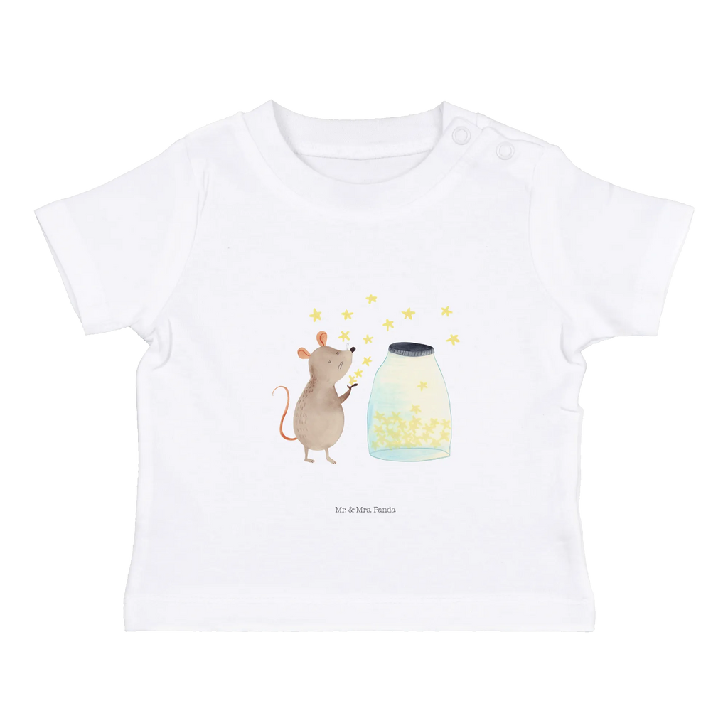 Organic Baby Shirt Maus Sterne Baby T-Shirt, Jungen Baby T-Shirt, Mädchen Baby T-Shirt, Shirt, Tiermotive, Gute Laune, lustige Sprüche, Tiere, Maus, Sterne, Wunsch, Kind, Taufe, Taufgeschenk, Geburt, Schwangerschaft, erstes Kind, Kindergeburtstag, Geburtstag, Hoffnung, Träume