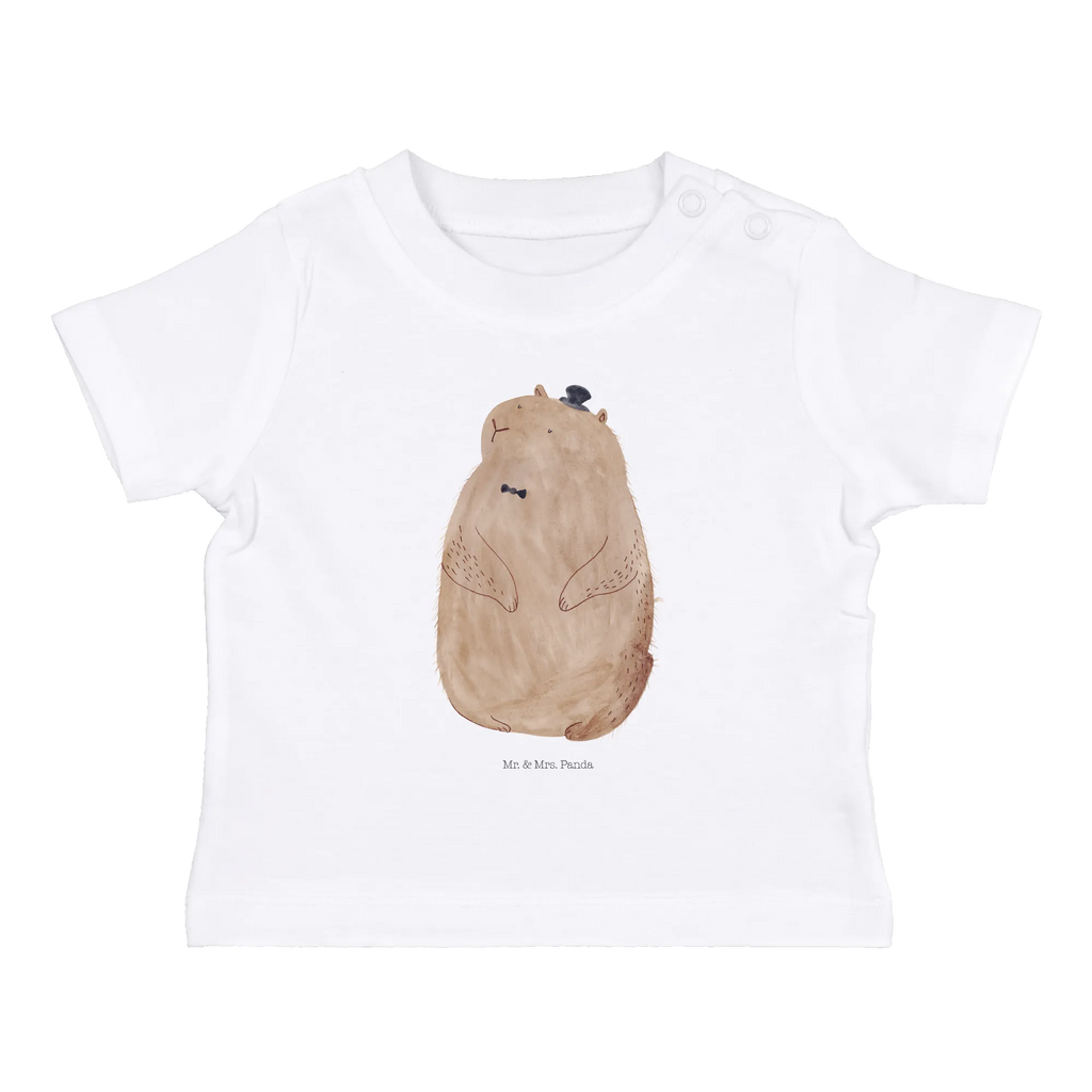 Organic Baby Shirt Murmeltier Baby T-Shirt, Jungen Baby T-Shirt, Mädchen Baby T-Shirt, Shirt, Tiermotive, Gute Laune, lustige Sprüche, Tiere, Murmeltier, Knigge, Fröhlichkeit, Freundlichkeit, Respekt, Anstand