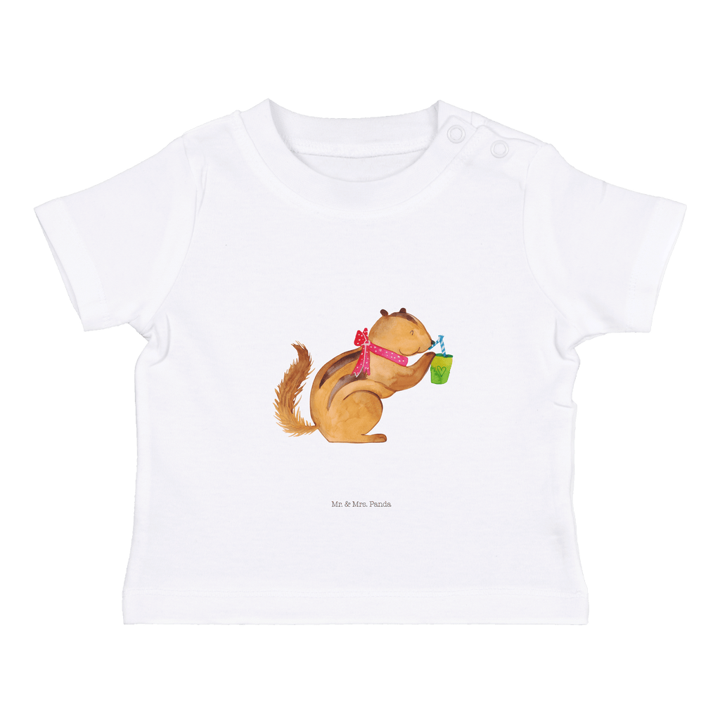 Organic Baby Shirt Eichhörnchen Smoothie Baby T-Shirt, Jungen Baby T-Shirt, Mädchen Baby T-Shirt, Shirt, Tiermotive, Gute Laune, lustige Sprüche, Tiere, Green Smoothies, Diät, Abnehmen, Streifenhörnchen, Eichhörnchen